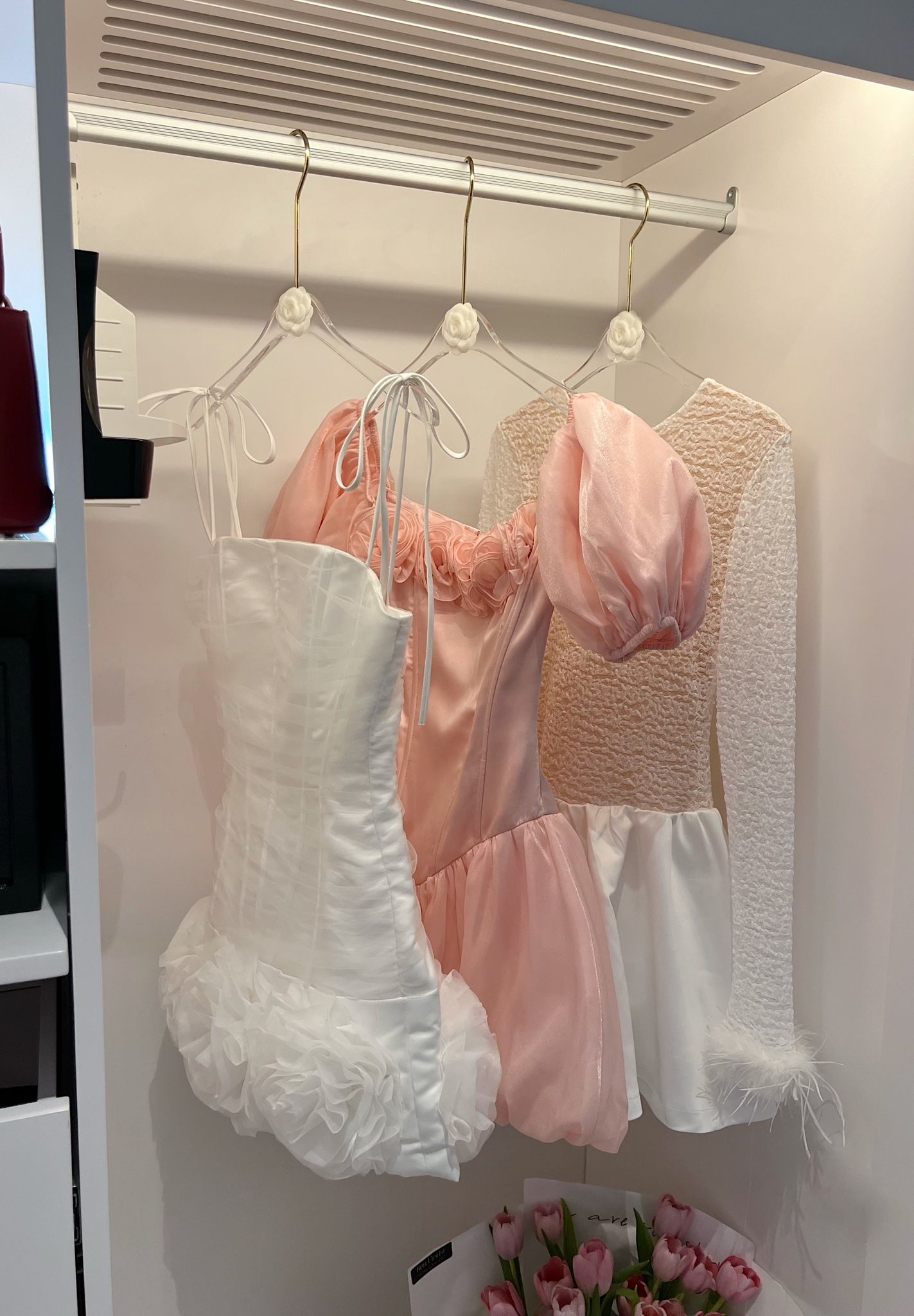 Đầm Voan Bí Đính Viền Bông