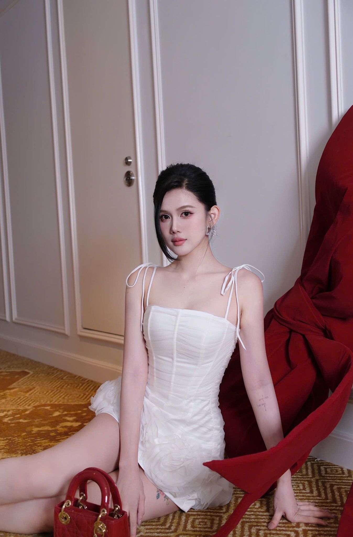 Đầm 2S Lưới Kết Hoa