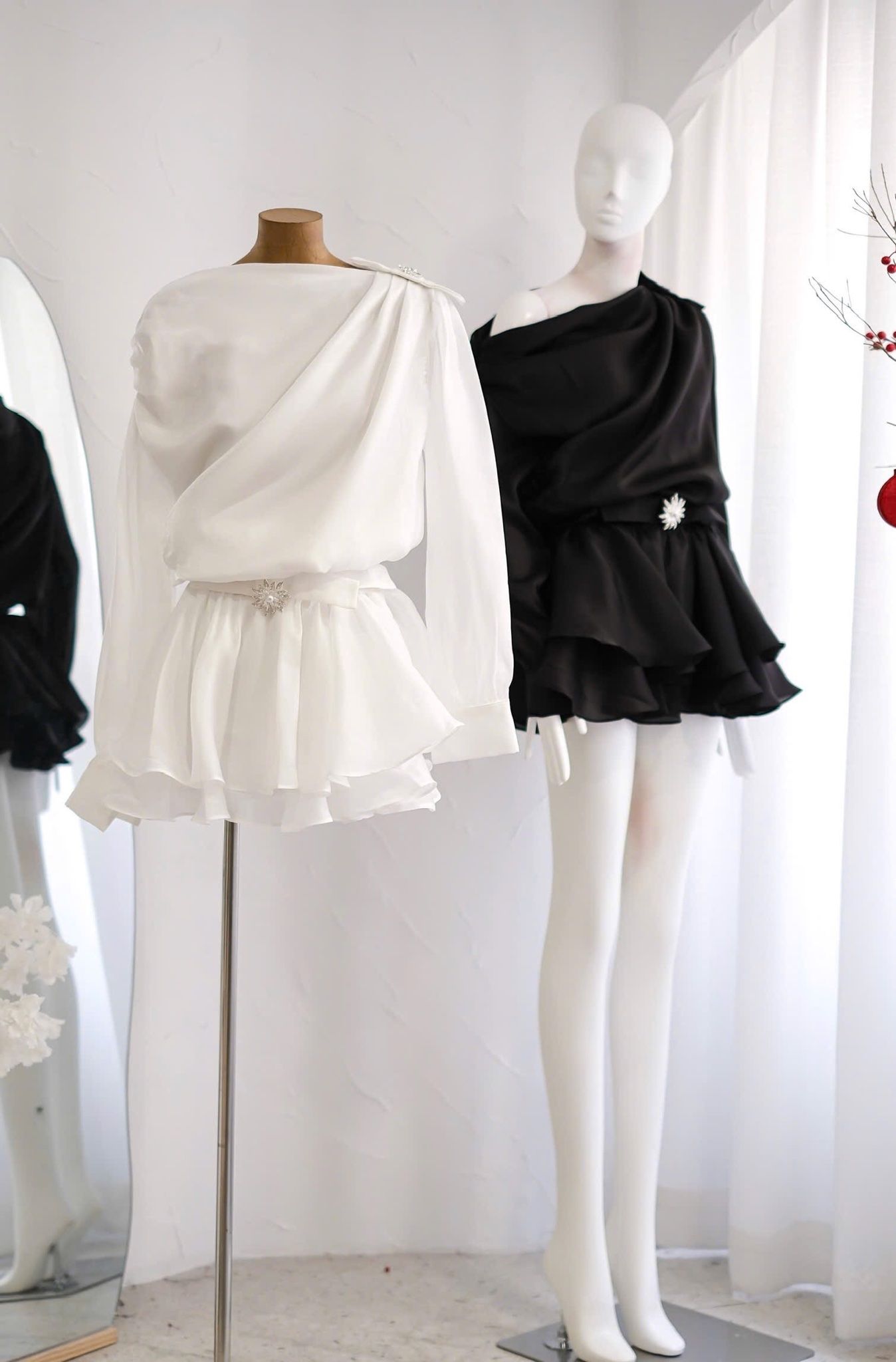 Set Voan Lệch Vai TD