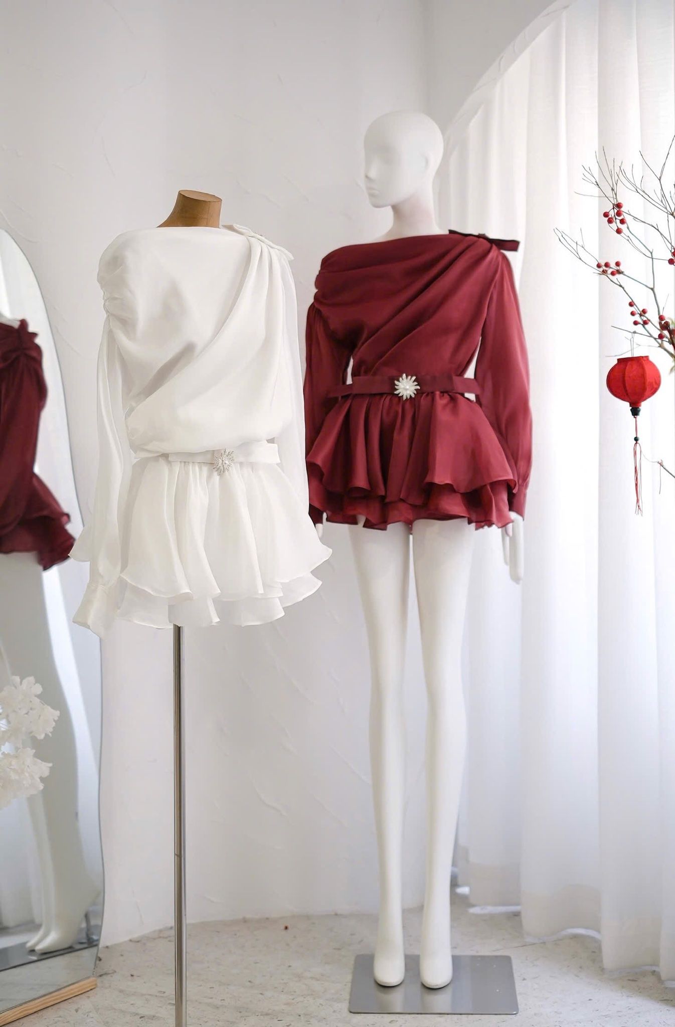 Set Voan Lệch Vai TD