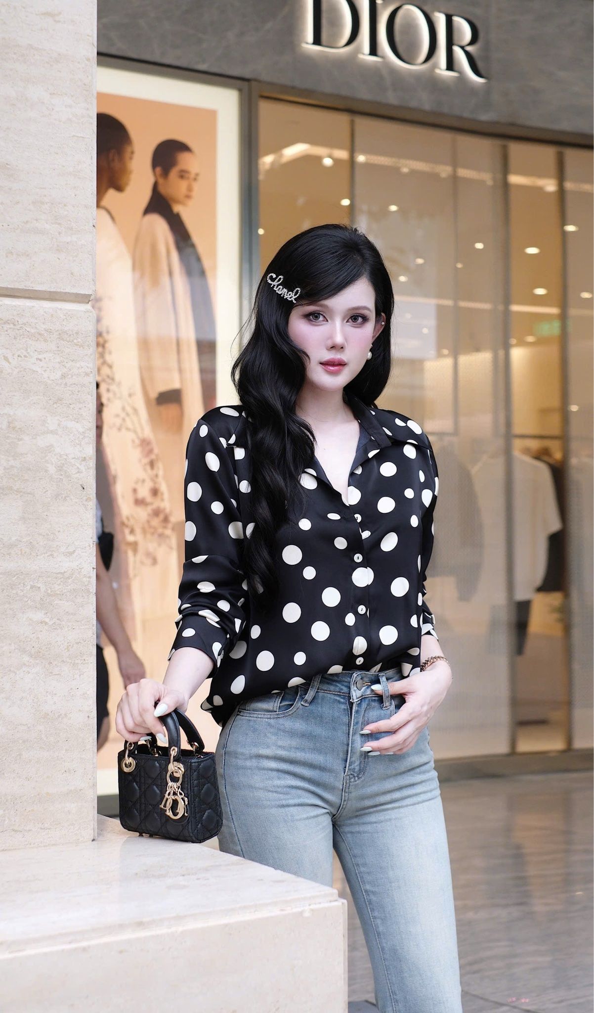 Áo SM Chấm Bi To
