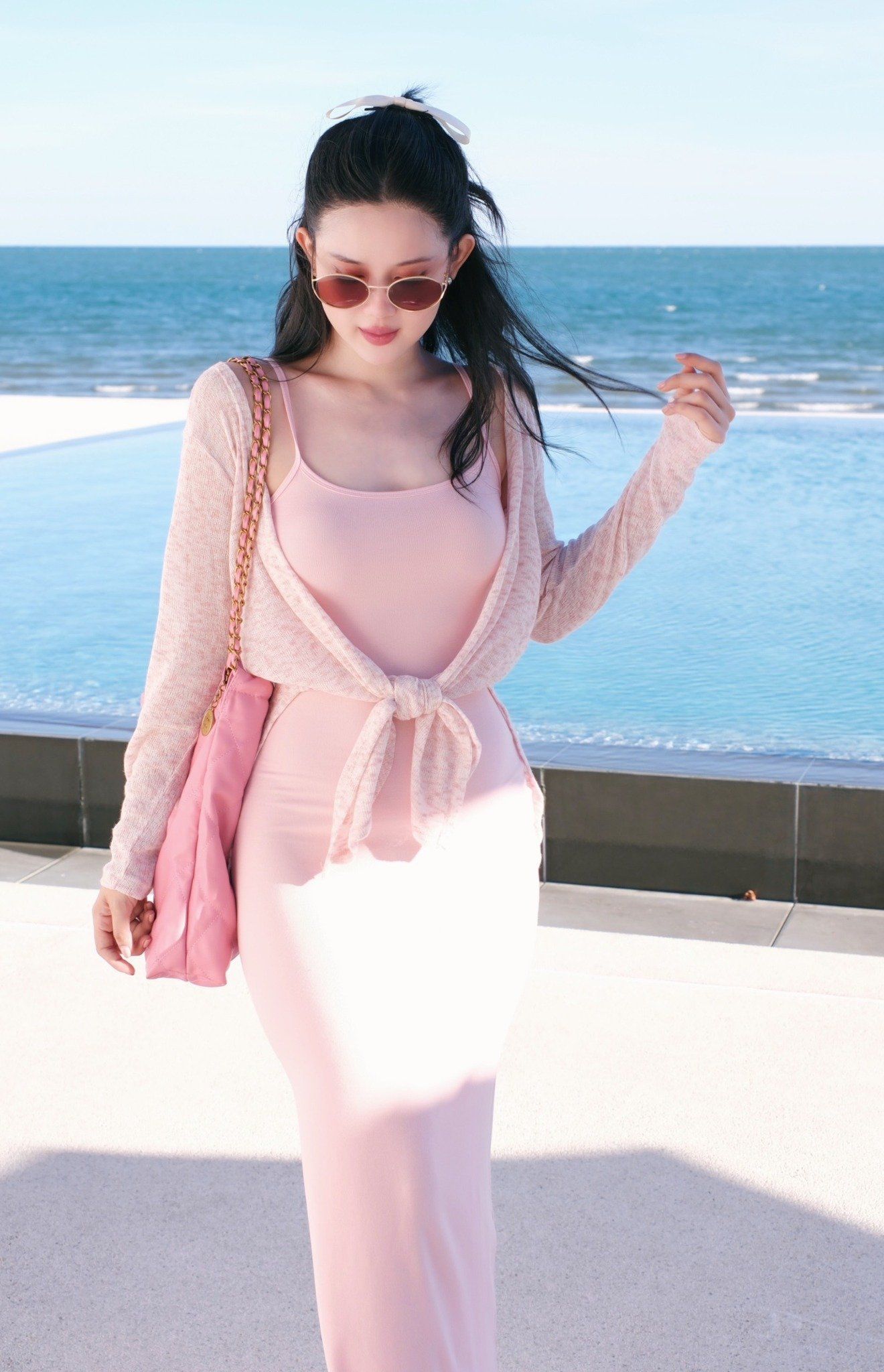 Body Thun Dài Kèm Khoác