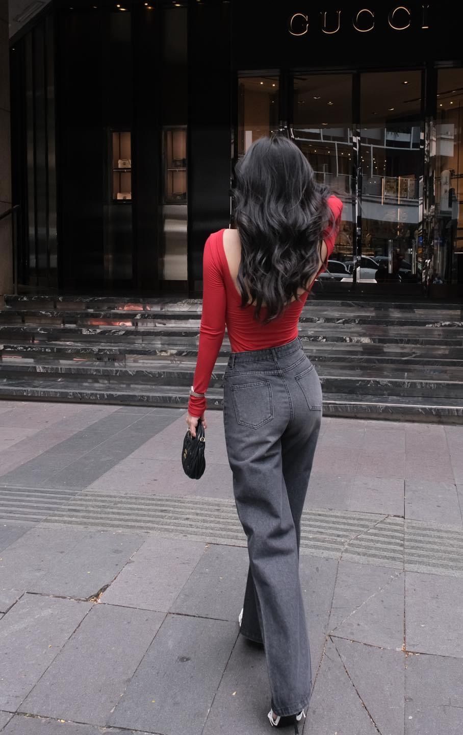 Bodysuit Thun Trơn TD Hở Lưng