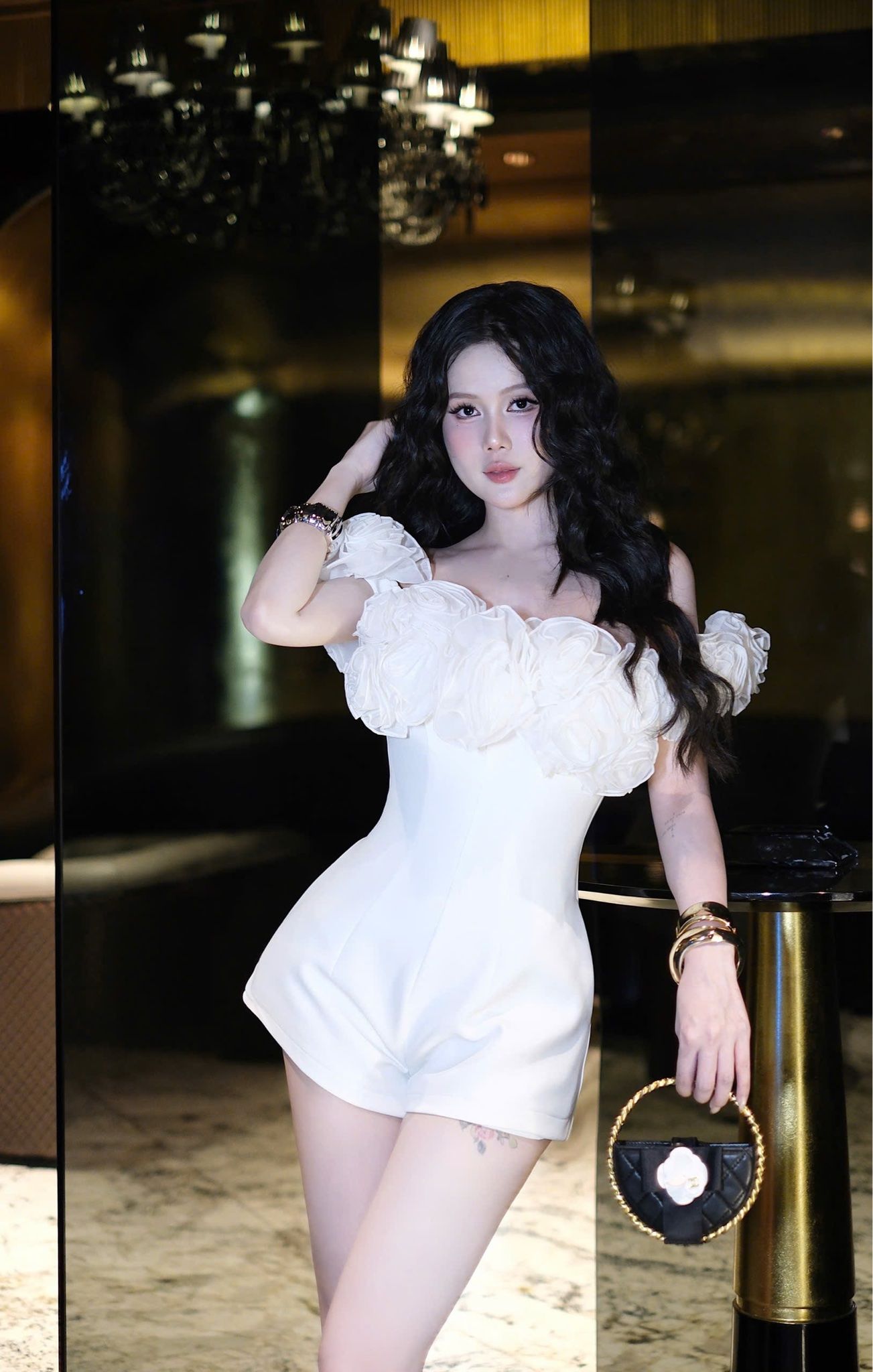Jum Kết Viền Bông