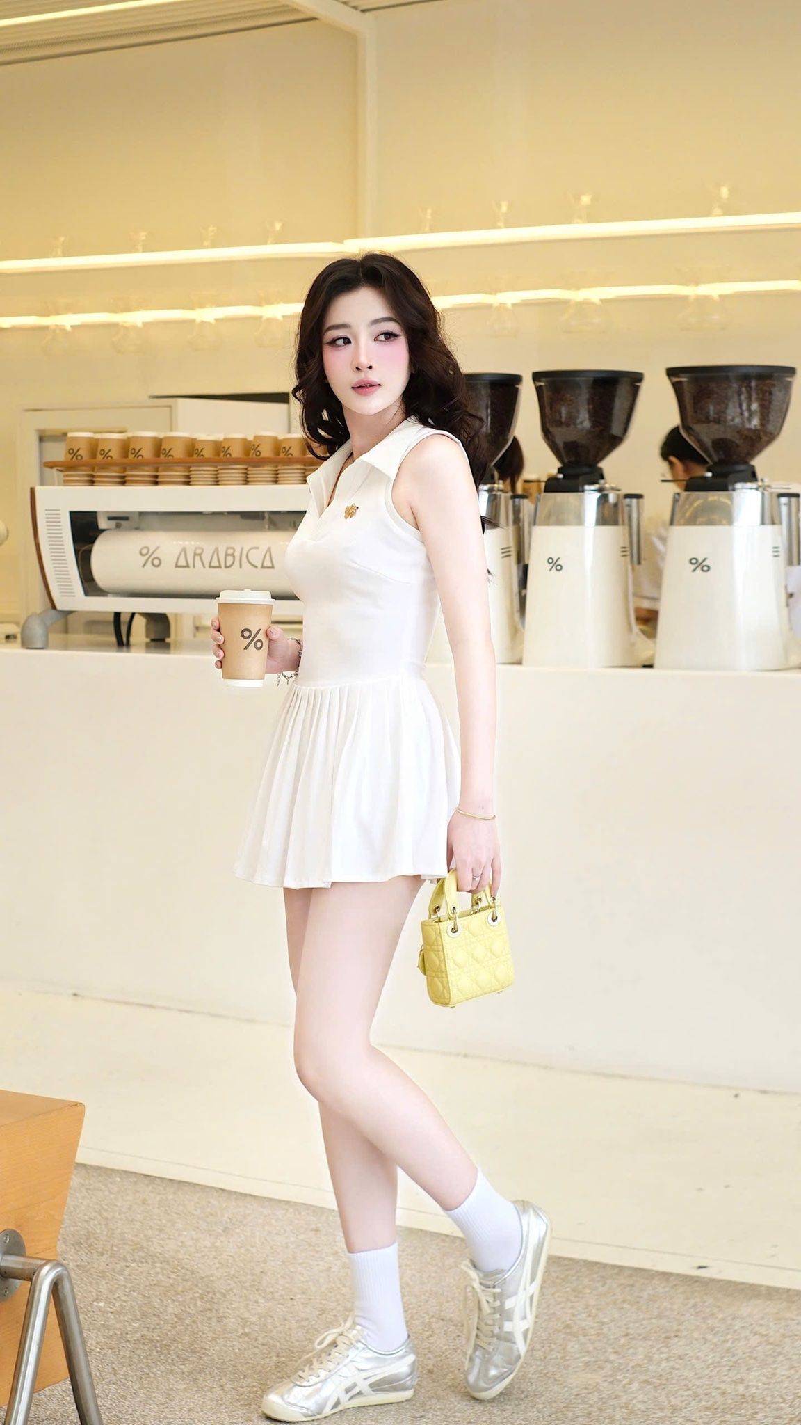 Đầm Xòe Cổ SM Kèm Charm
