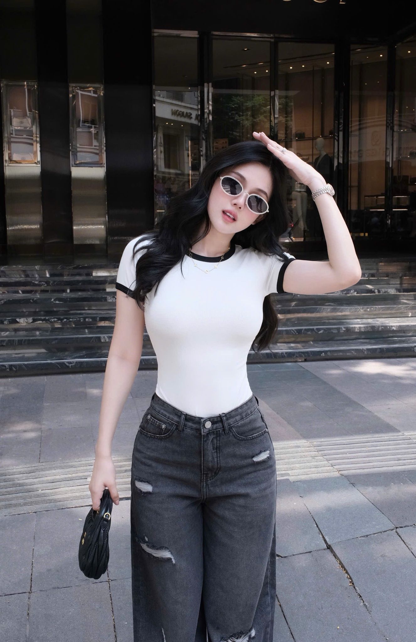 Áo Thun Trơn Viền Màu