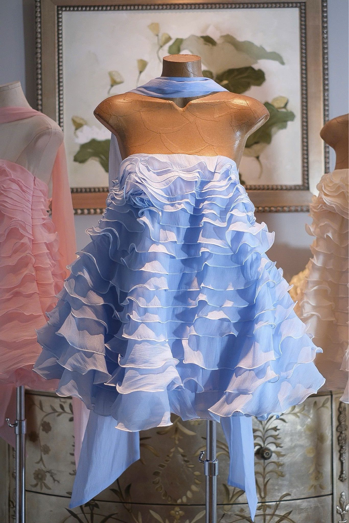 Babydoll Tầng Kèm Choàng