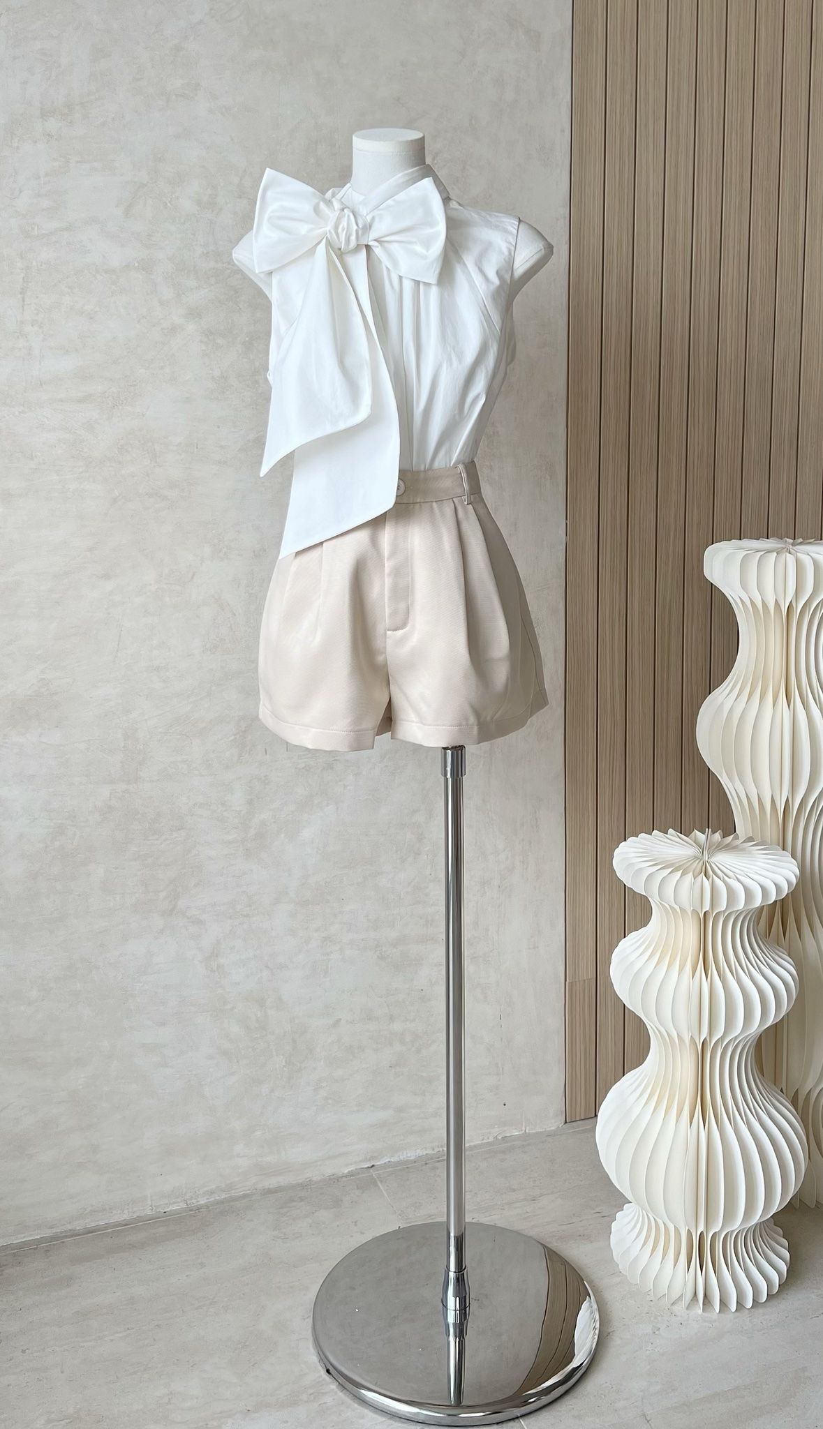 Áo Babydoll Cột Nơ Sau SN