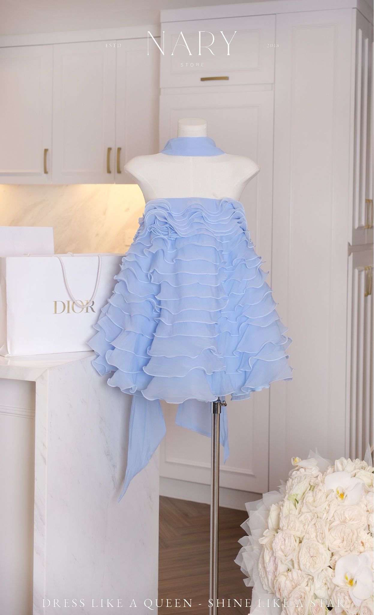 Babydoll Tầng Kèm Choàng