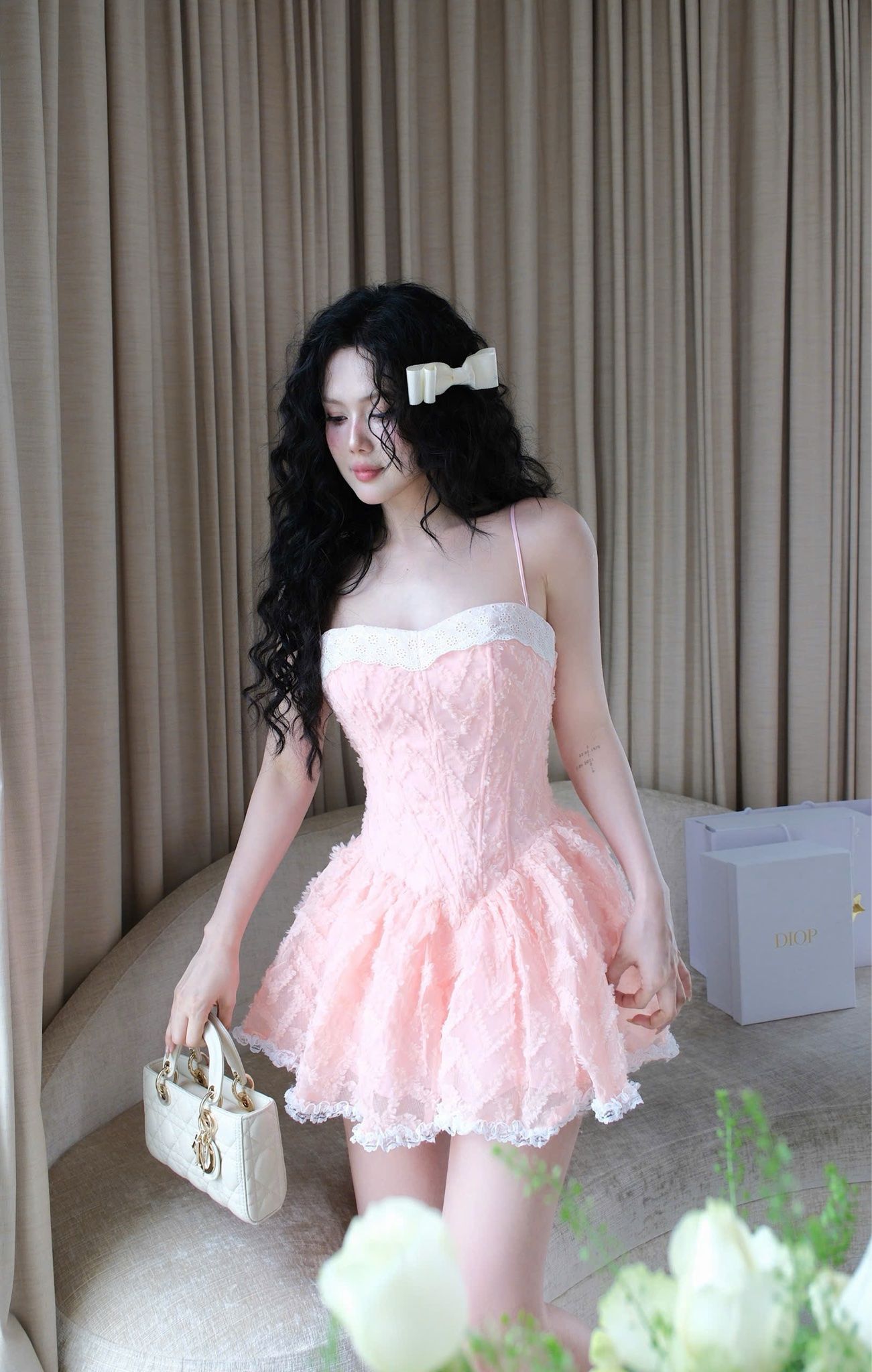 Đầm Xòe 2s Viền Xô