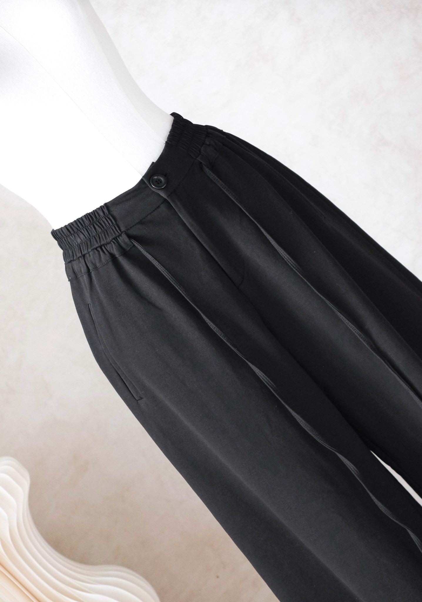 Quần Thun Ống Rộng Dây Rút
