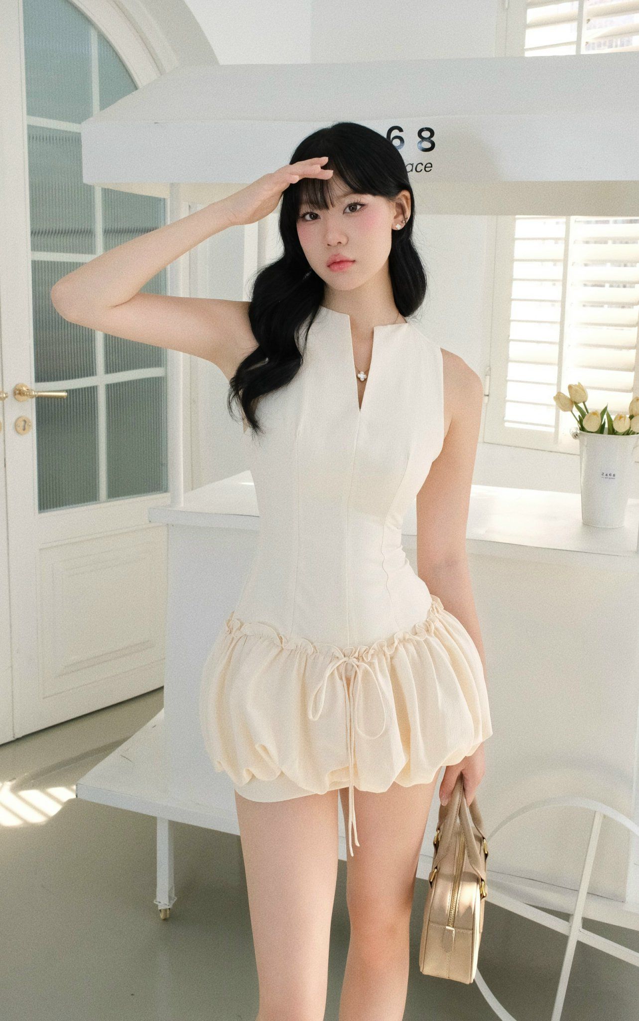 Đầm Ngắn Decollete Pump