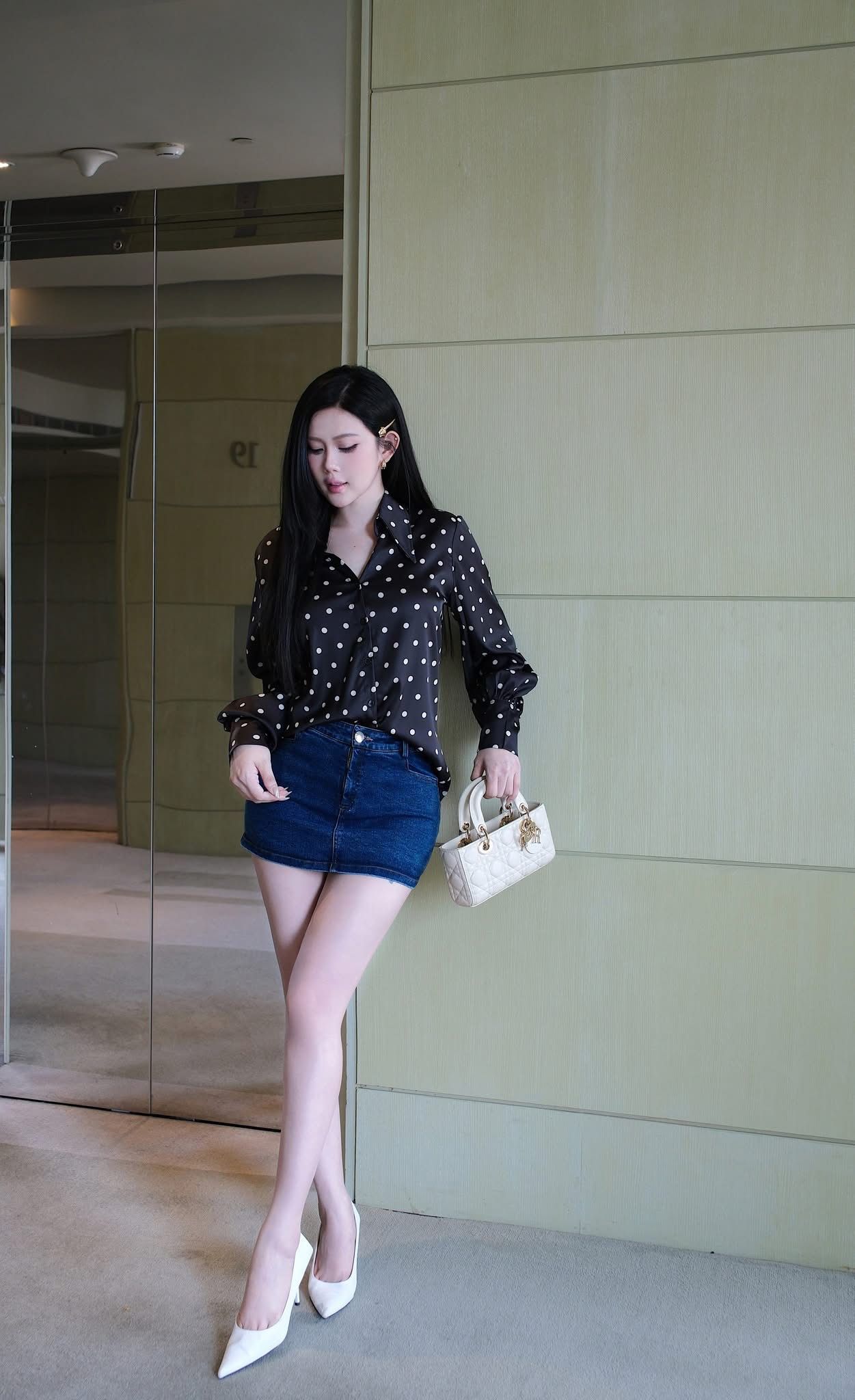 Áo Sơmi Chấm Bi