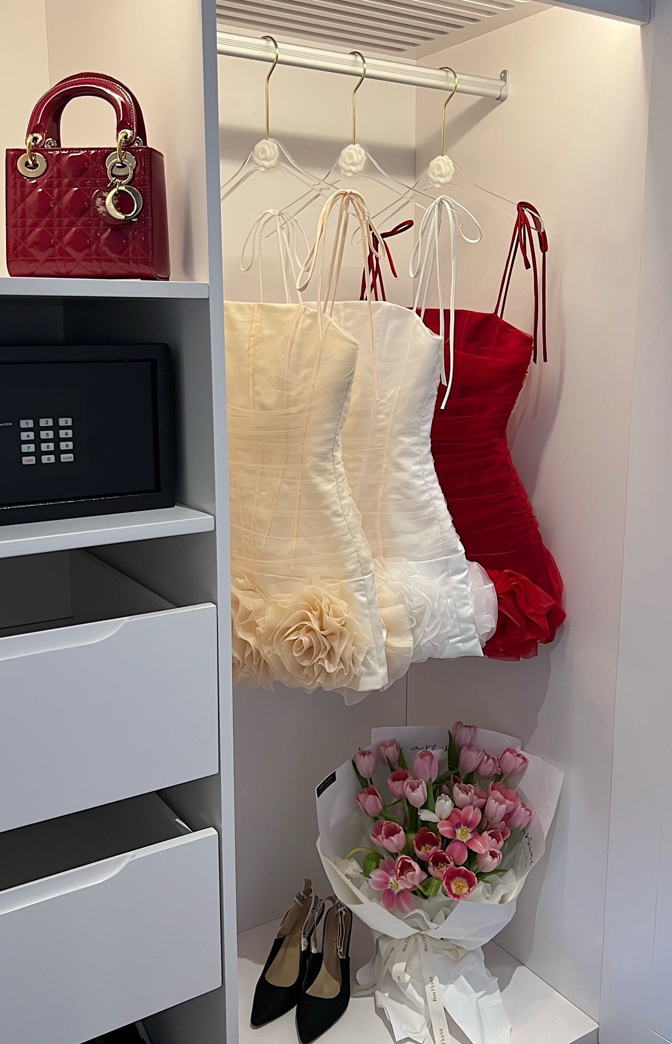 Đầm 2S Lưới Kết Hoa