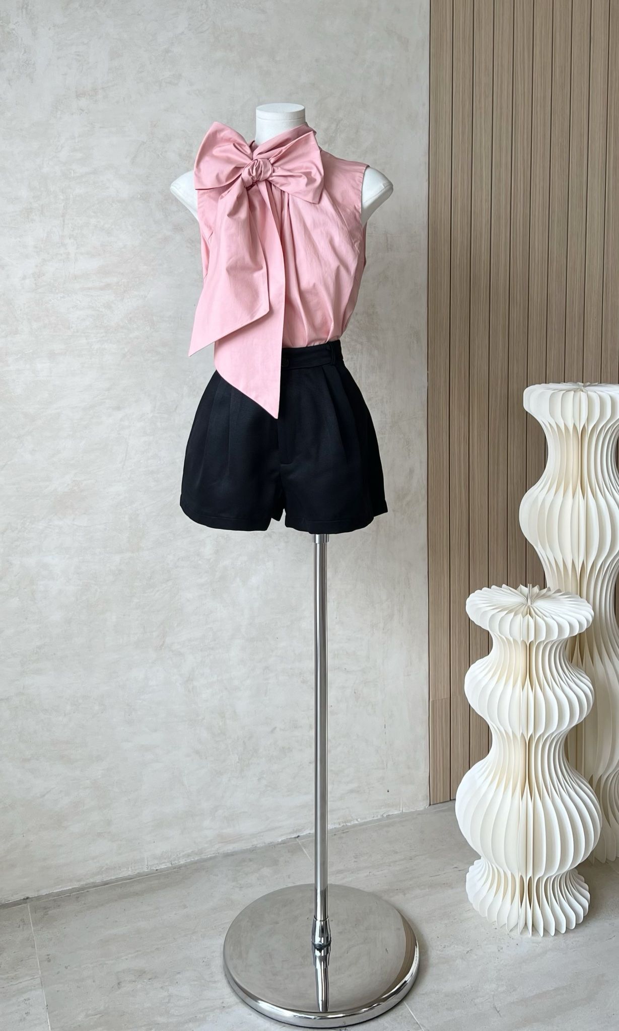 Áo Babydoll Cột Nơ Sau SN