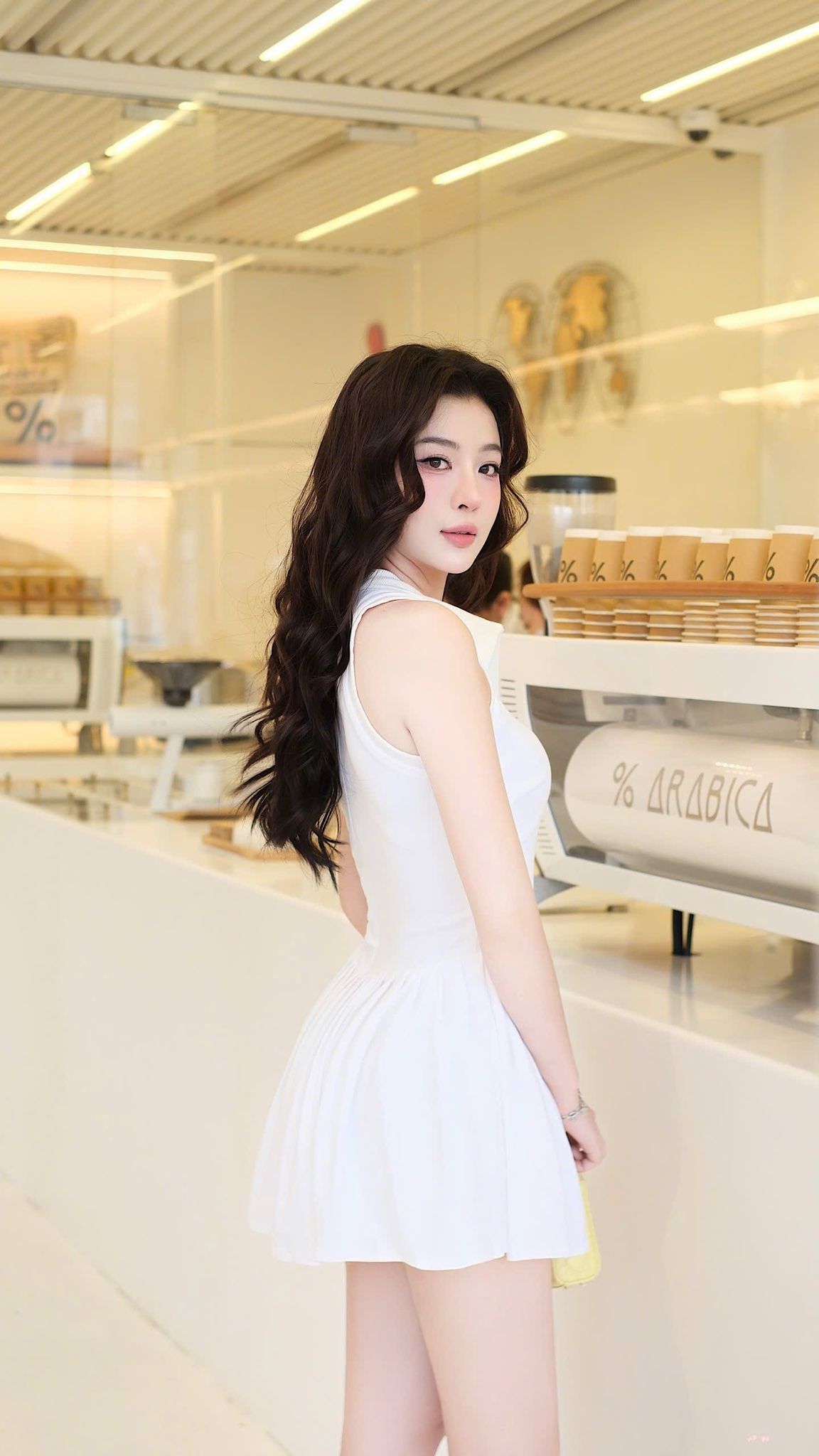 Đầm Xòe Cổ SM Kèm Charm