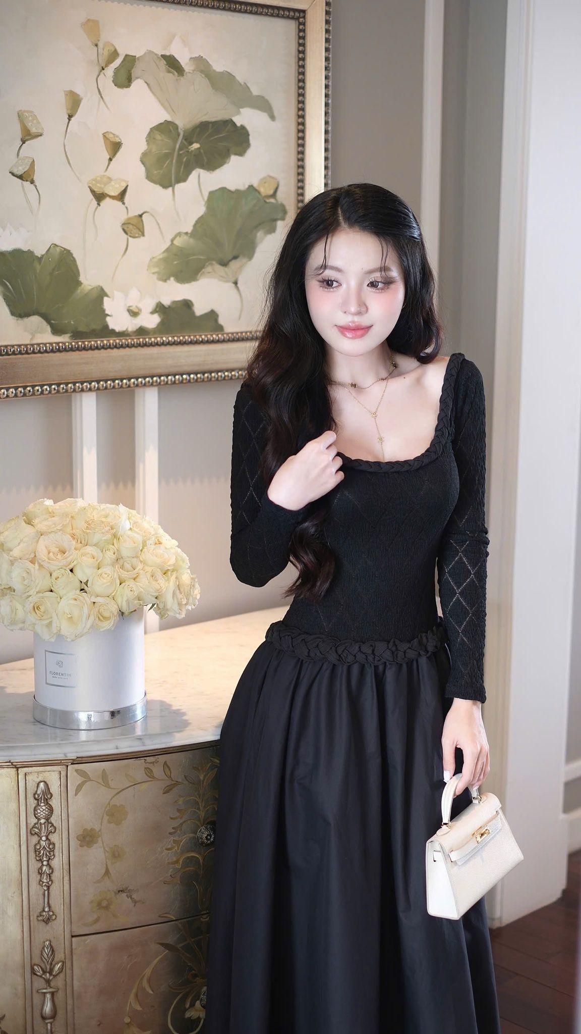 Đầm Thun TD Thắt Bính