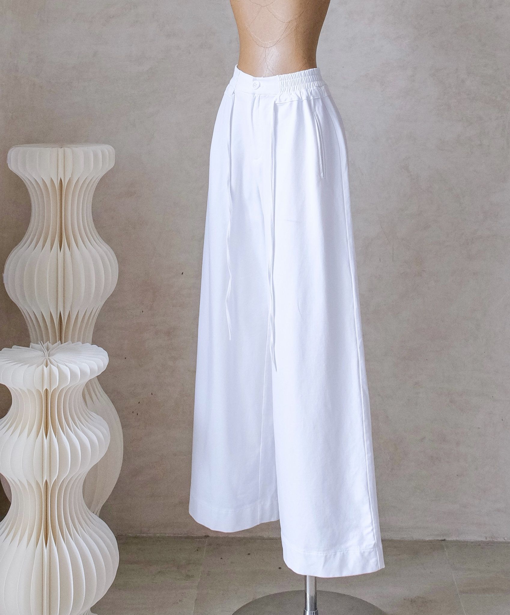 Quần Thun Ống Rộng Dây Rút