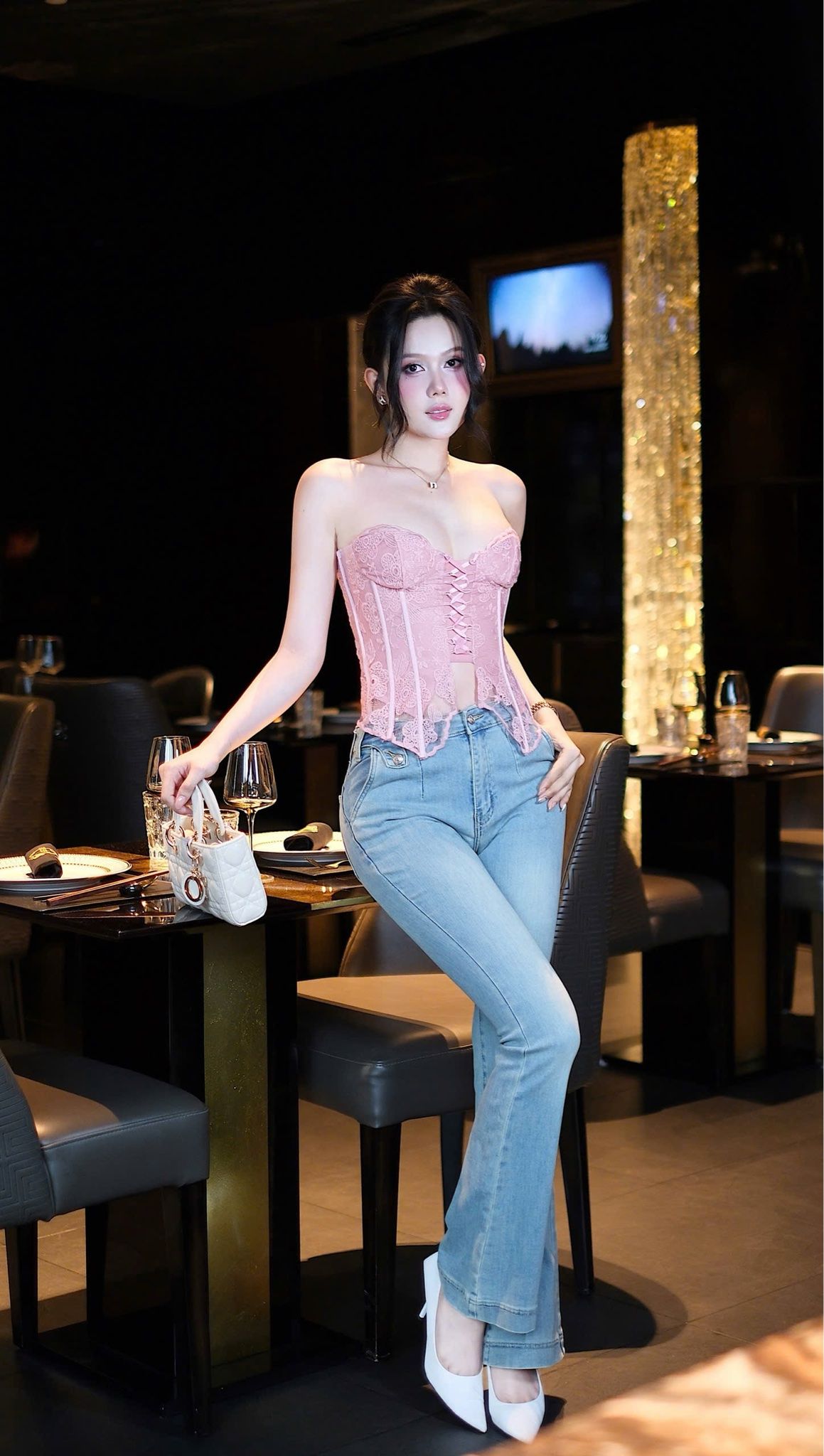 Áo Cup Đan Dây Tà Nhọn