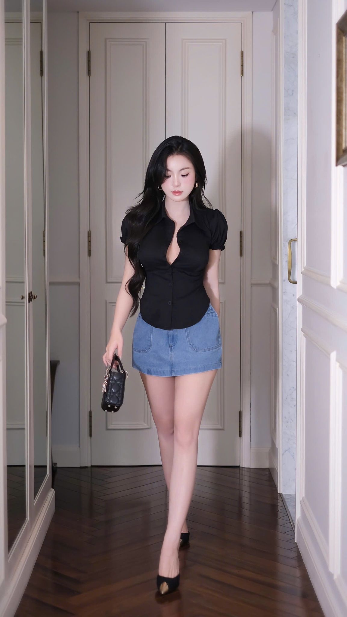 Áo Sơmi Tay Phồng