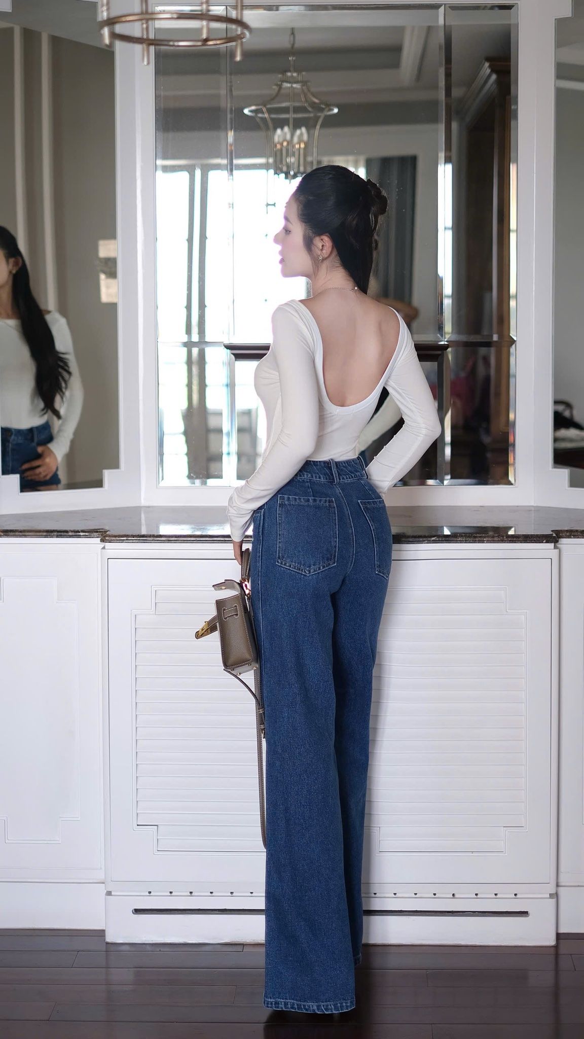 Bodysuit Thun Trơn TD Hở Lưng