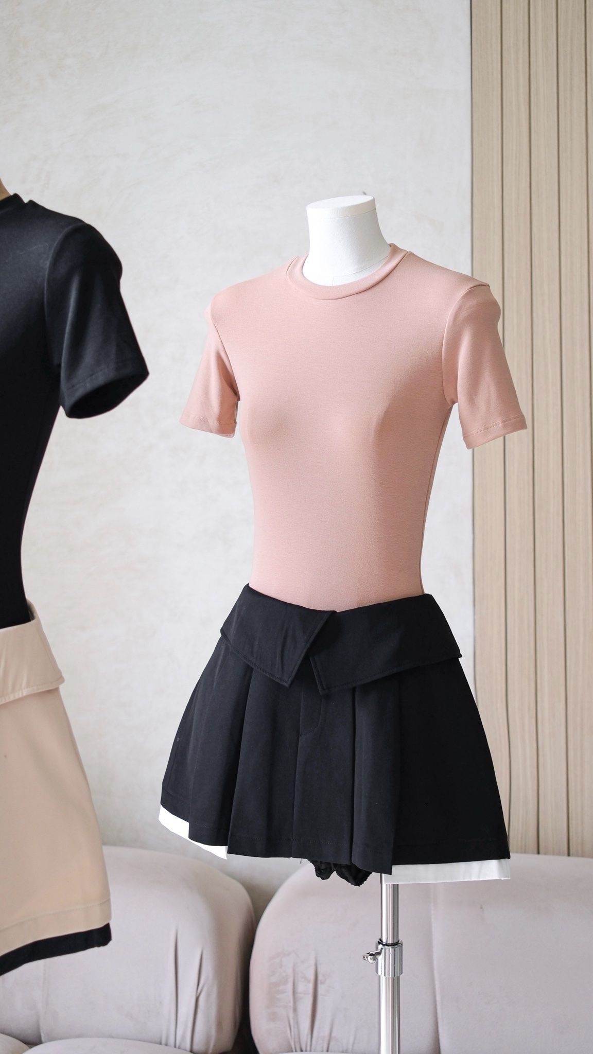 Áo Cổ Tròn Thun Trơn