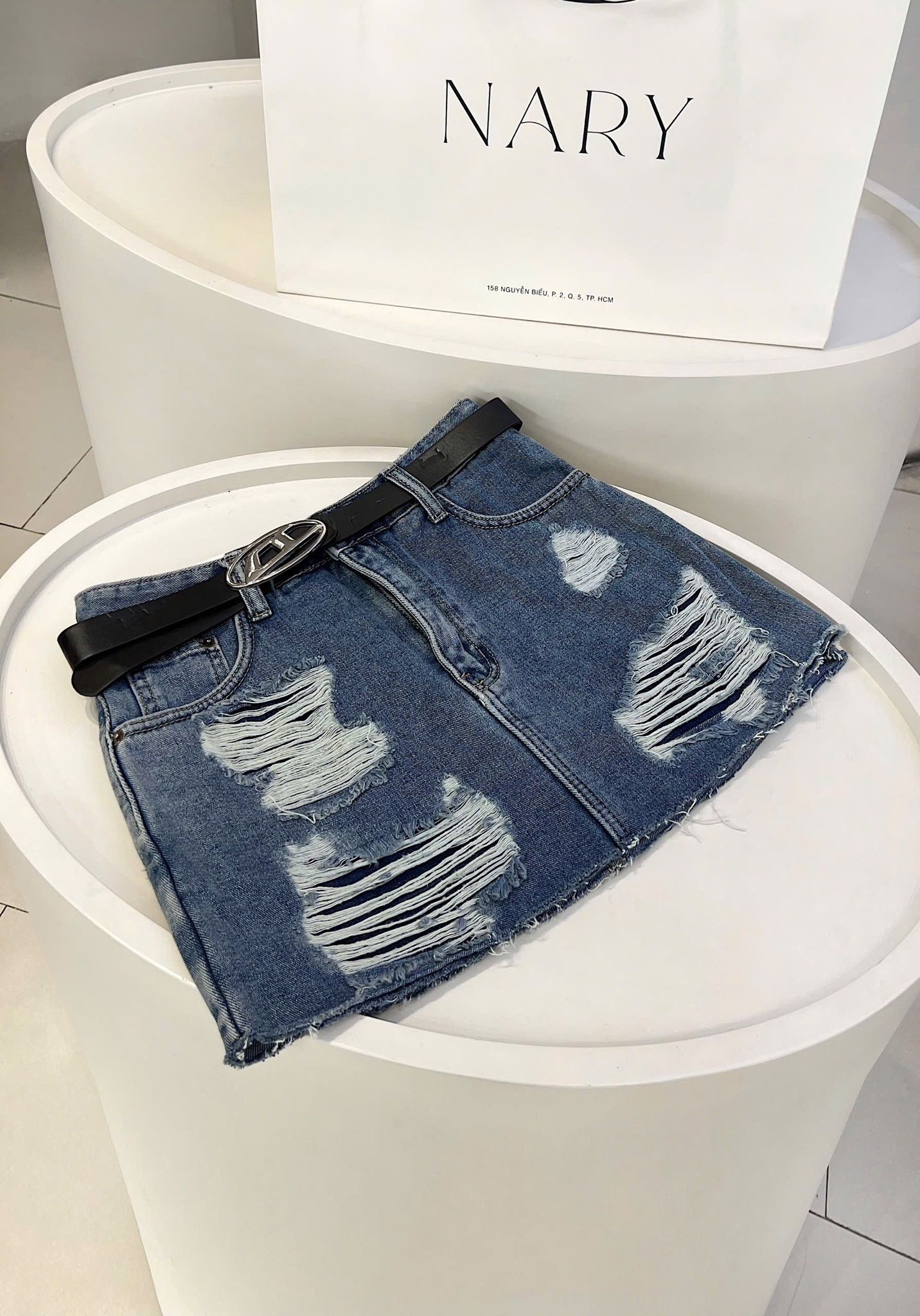 CV Jean Rách Kiểu + Belt
