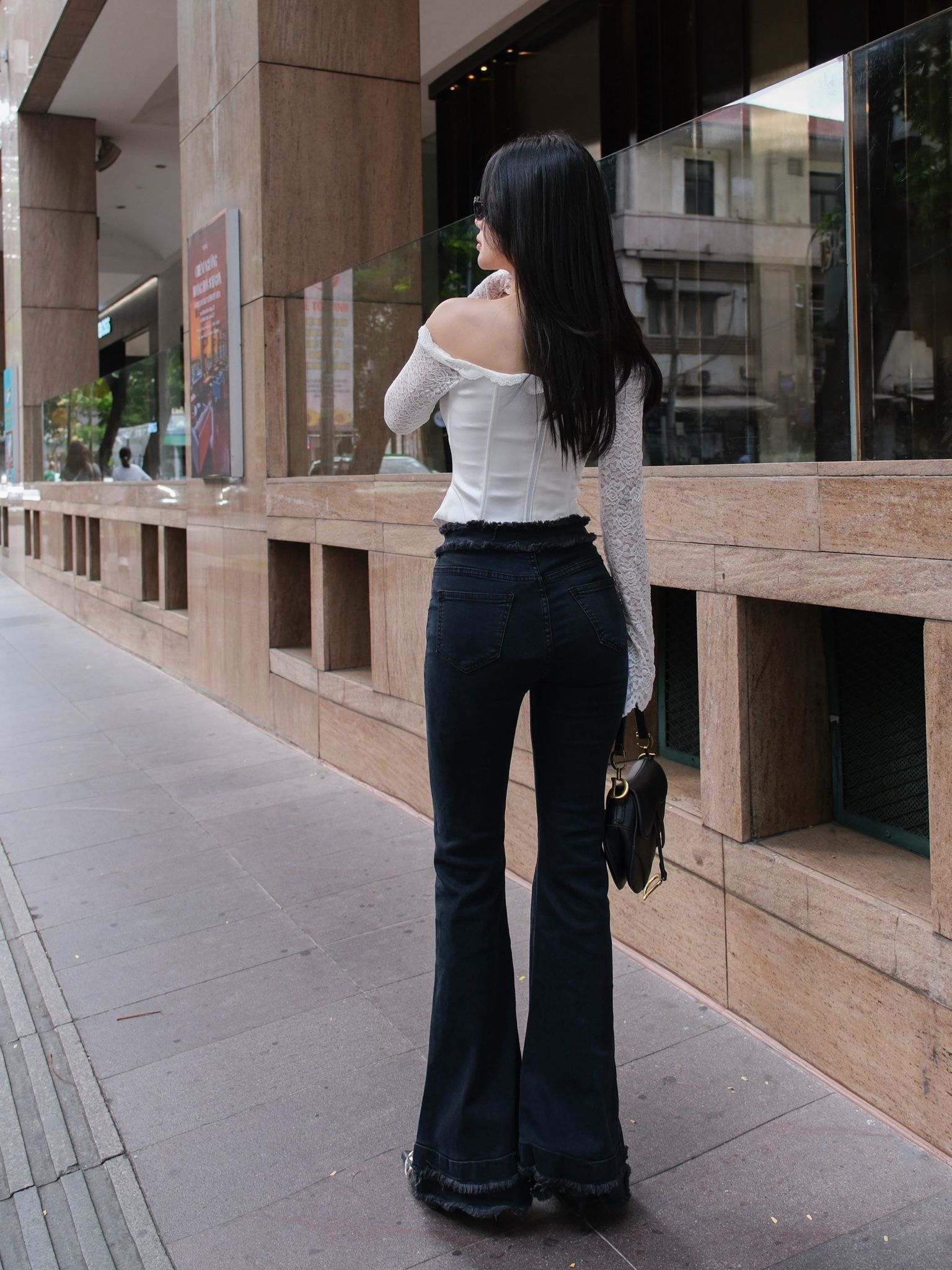 Áo Lụa TD Phối Viền Ren