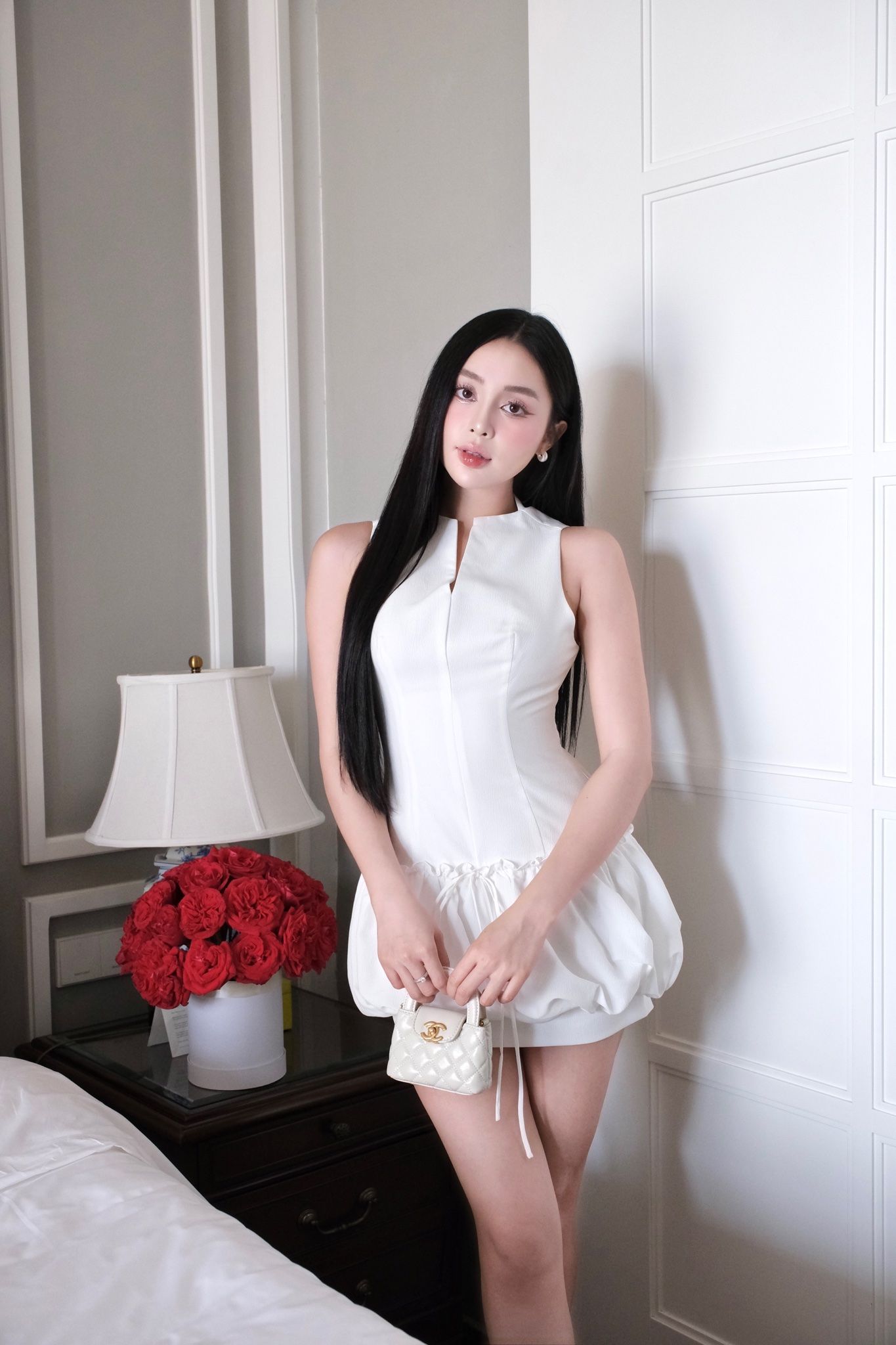 Đầm Ngắn Decollete Pump