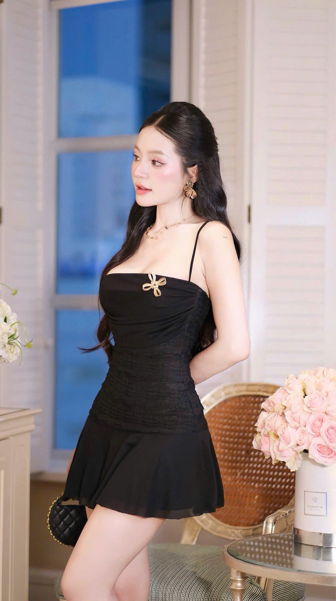 Đầm Lưới 2S Kèm Charm