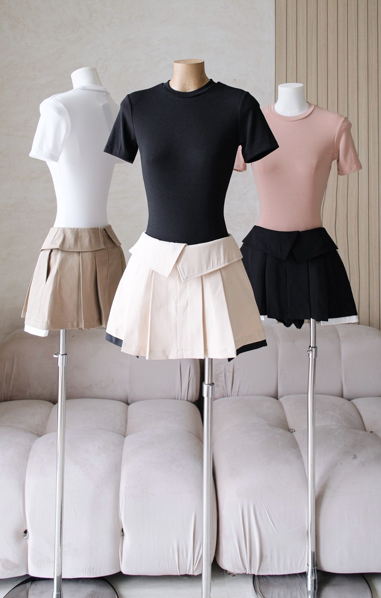 Áo Cổ Tròn Thun Trơn
