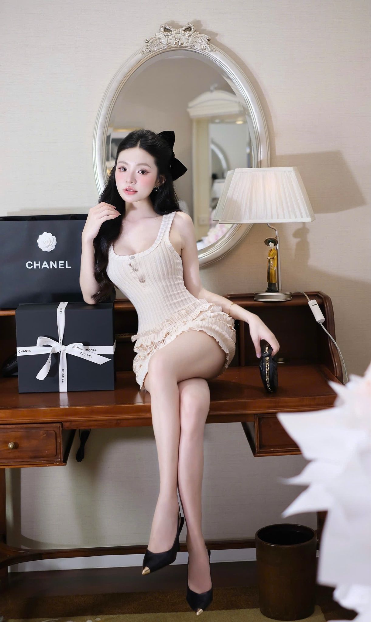 Đầm Thun Tầng Bèo