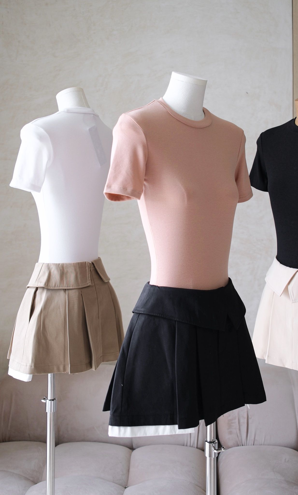 Áo Cổ Tròn Thun Trơn