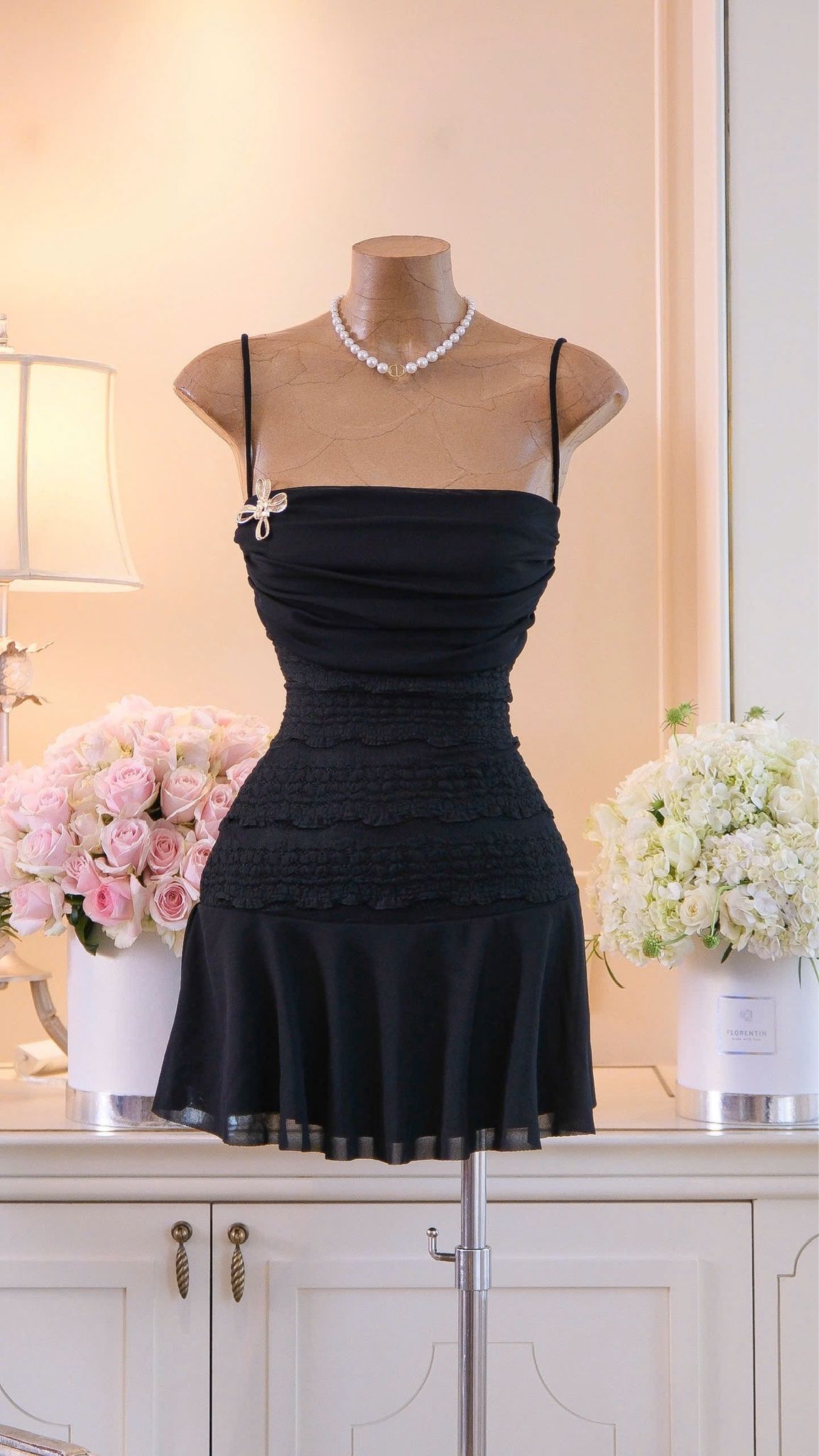 Đầm Lưới 2S Kèm Charm