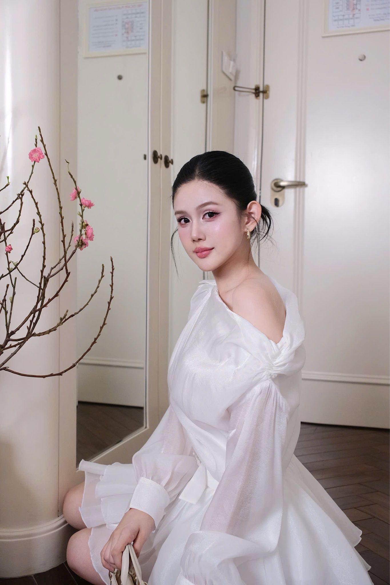 Set Voan Lệch Vai TD