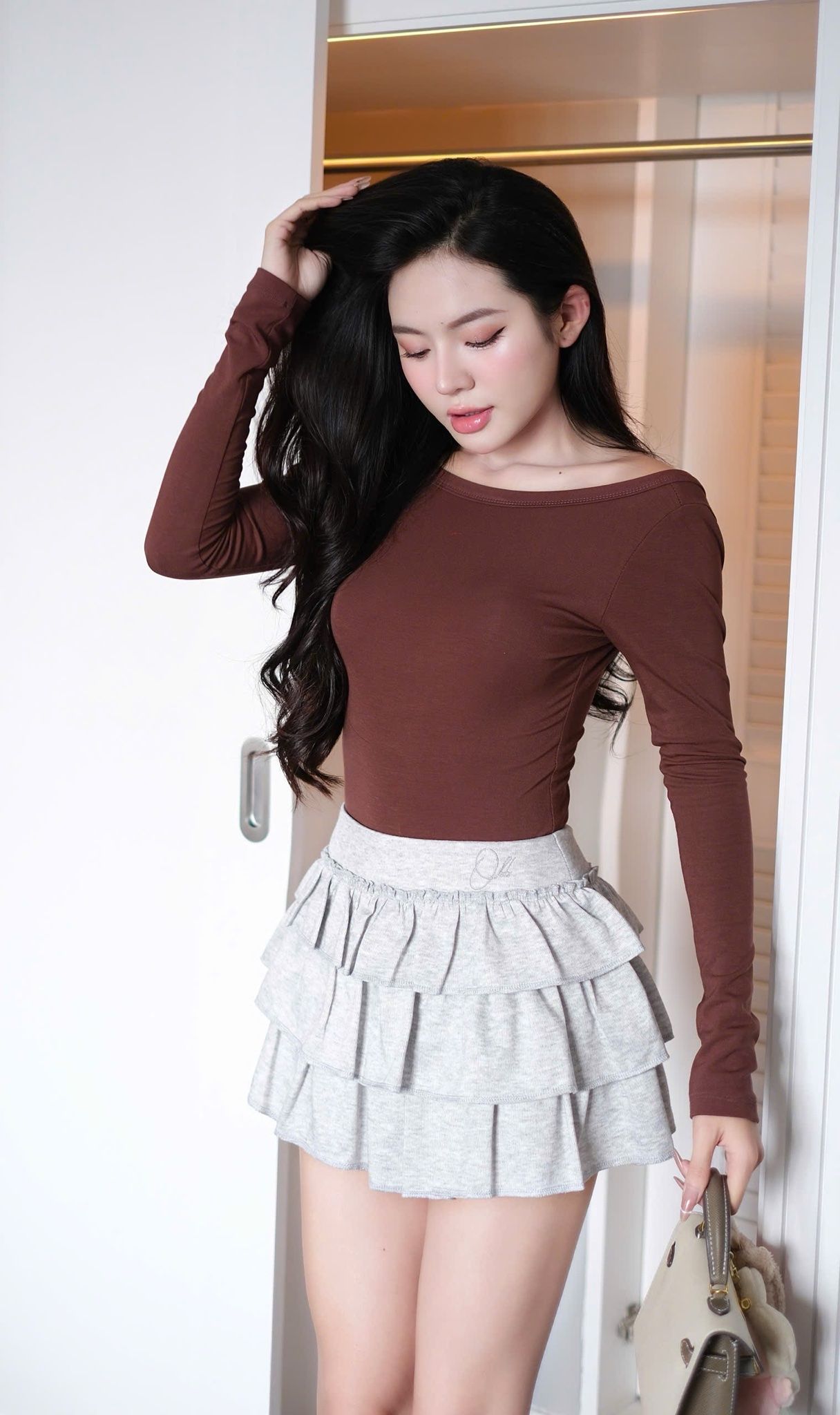 Bodysuit Thun Trơn TD Hở Lưng