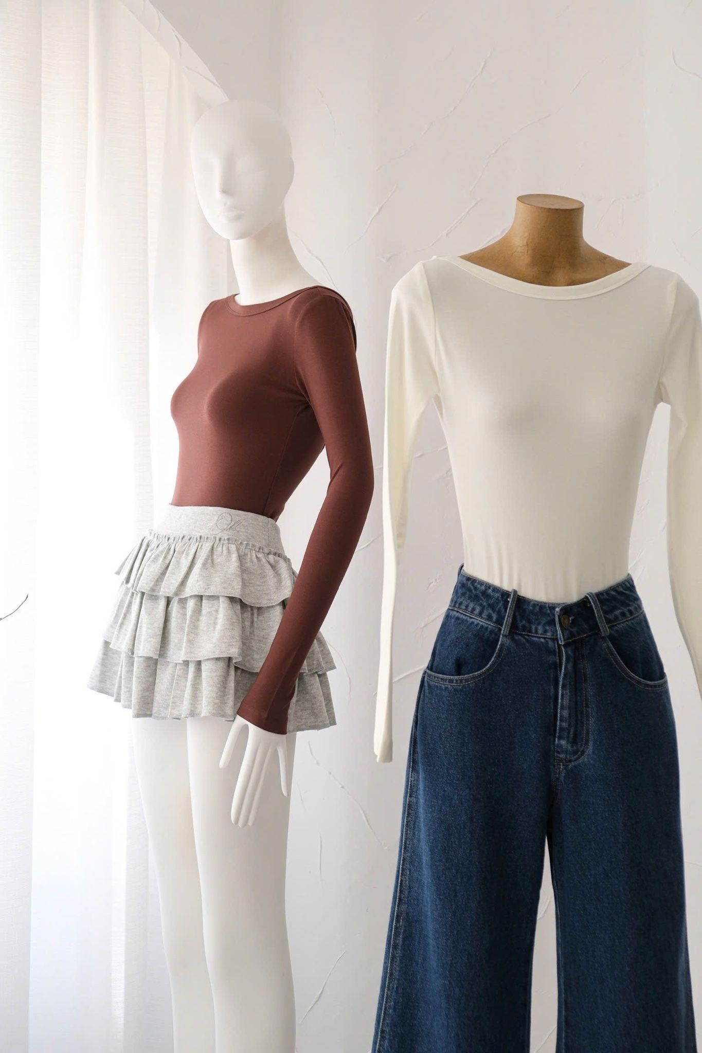 Bodysuit Thun Trơn TD Hở Lưng