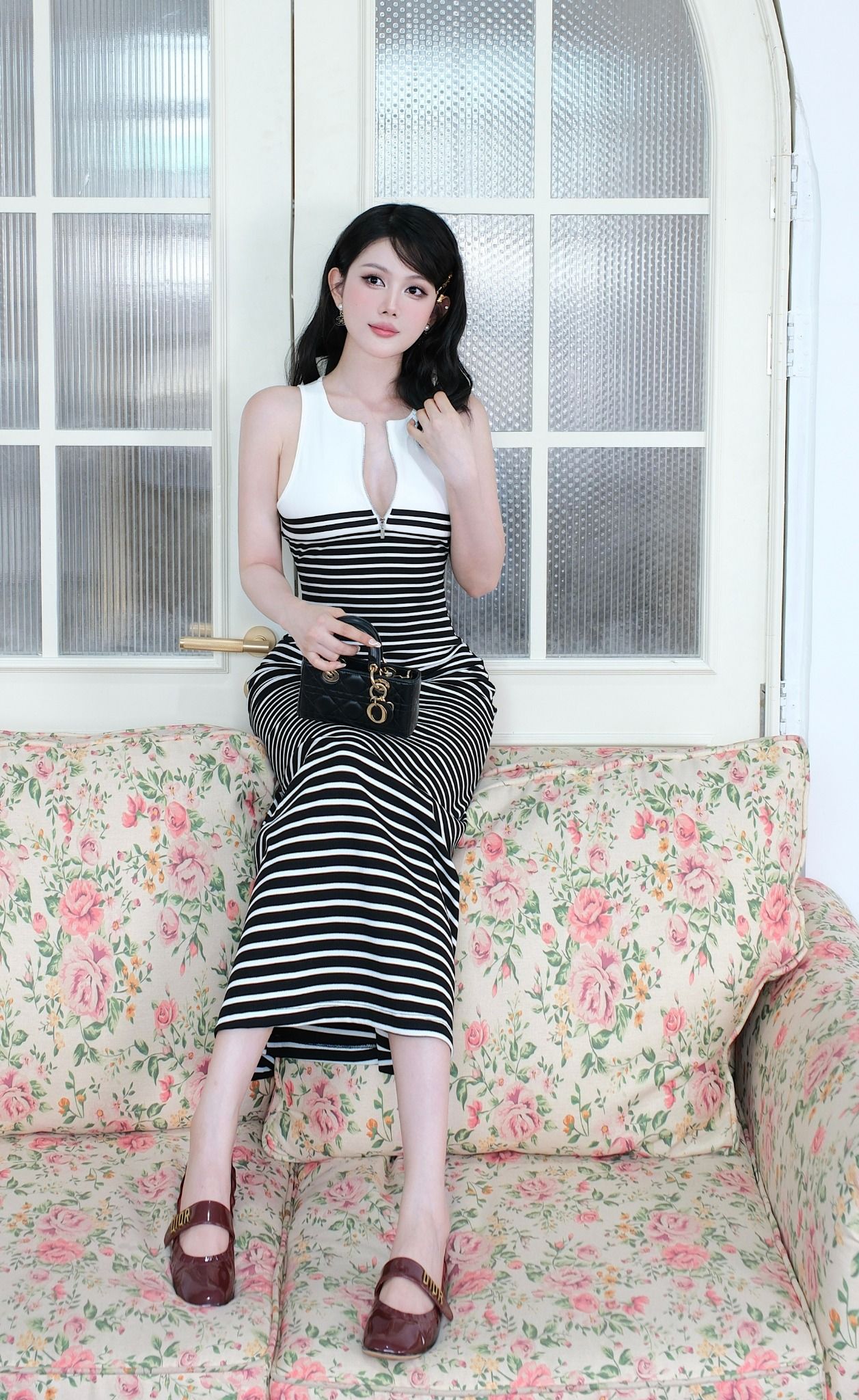 Đầm Thun Balo Khóa Kéo
