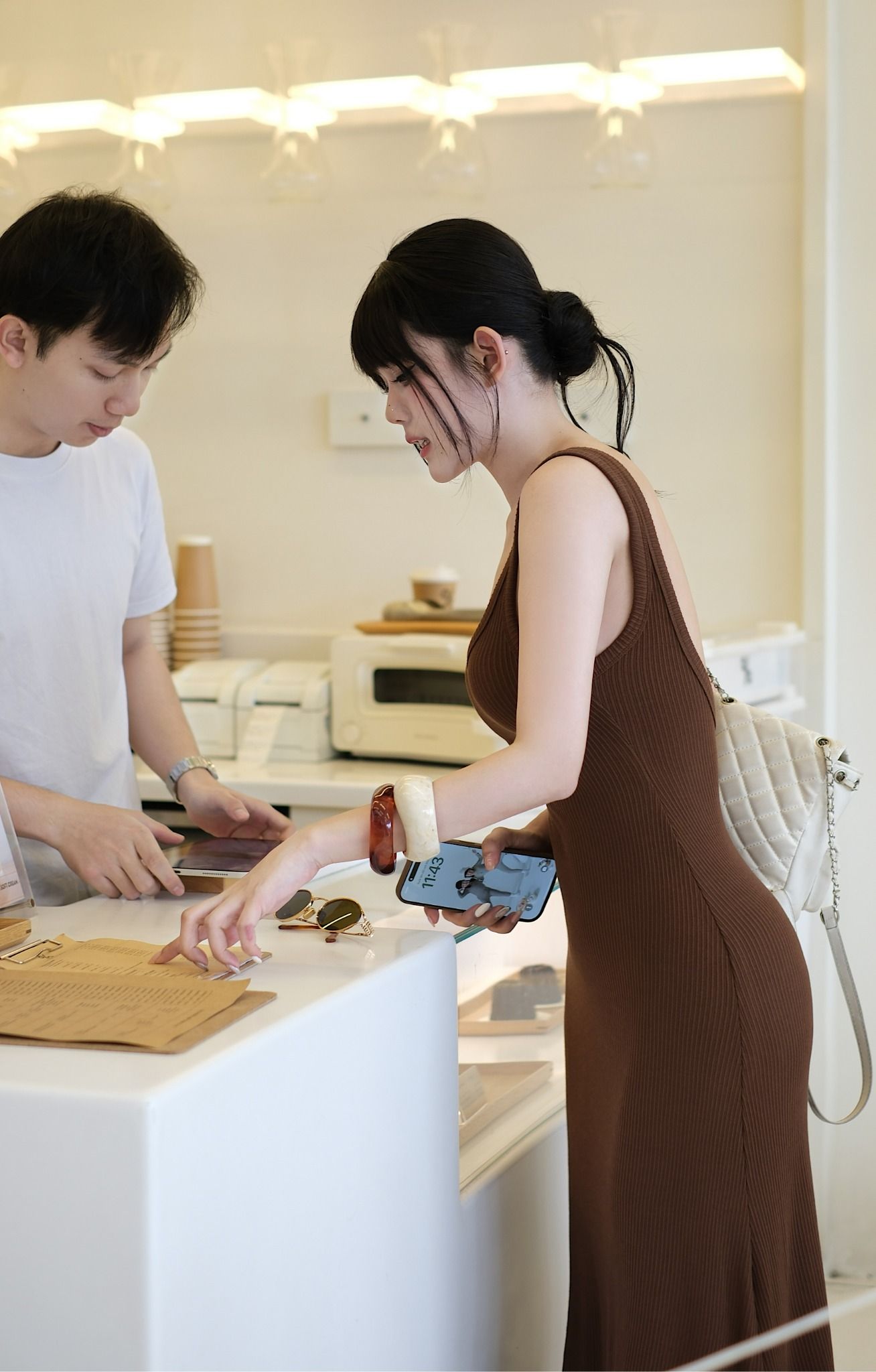 Đầm Thun Cổ U Đuôi Cá