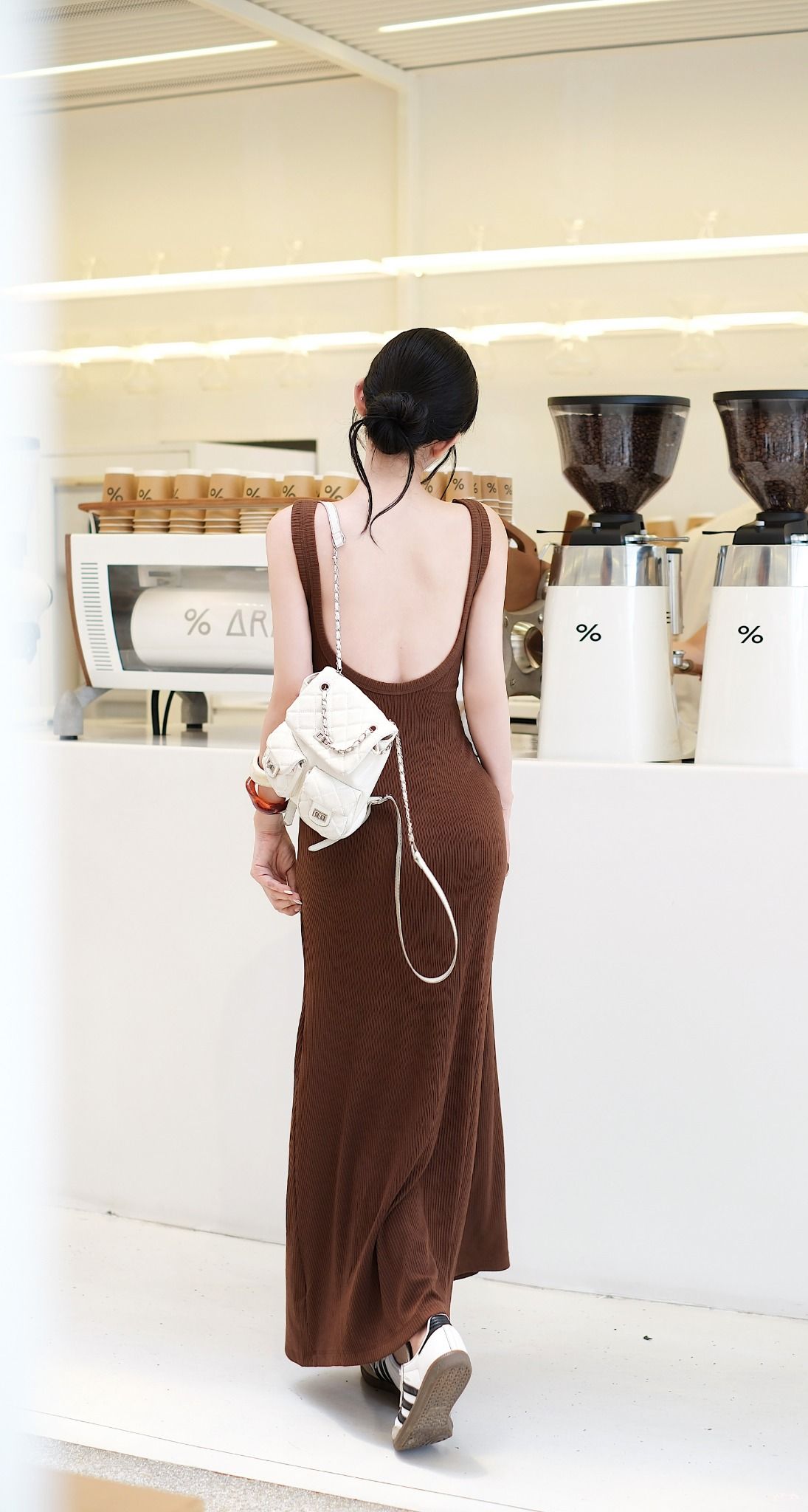 Đầm Thun Cổ U Đuôi Cá