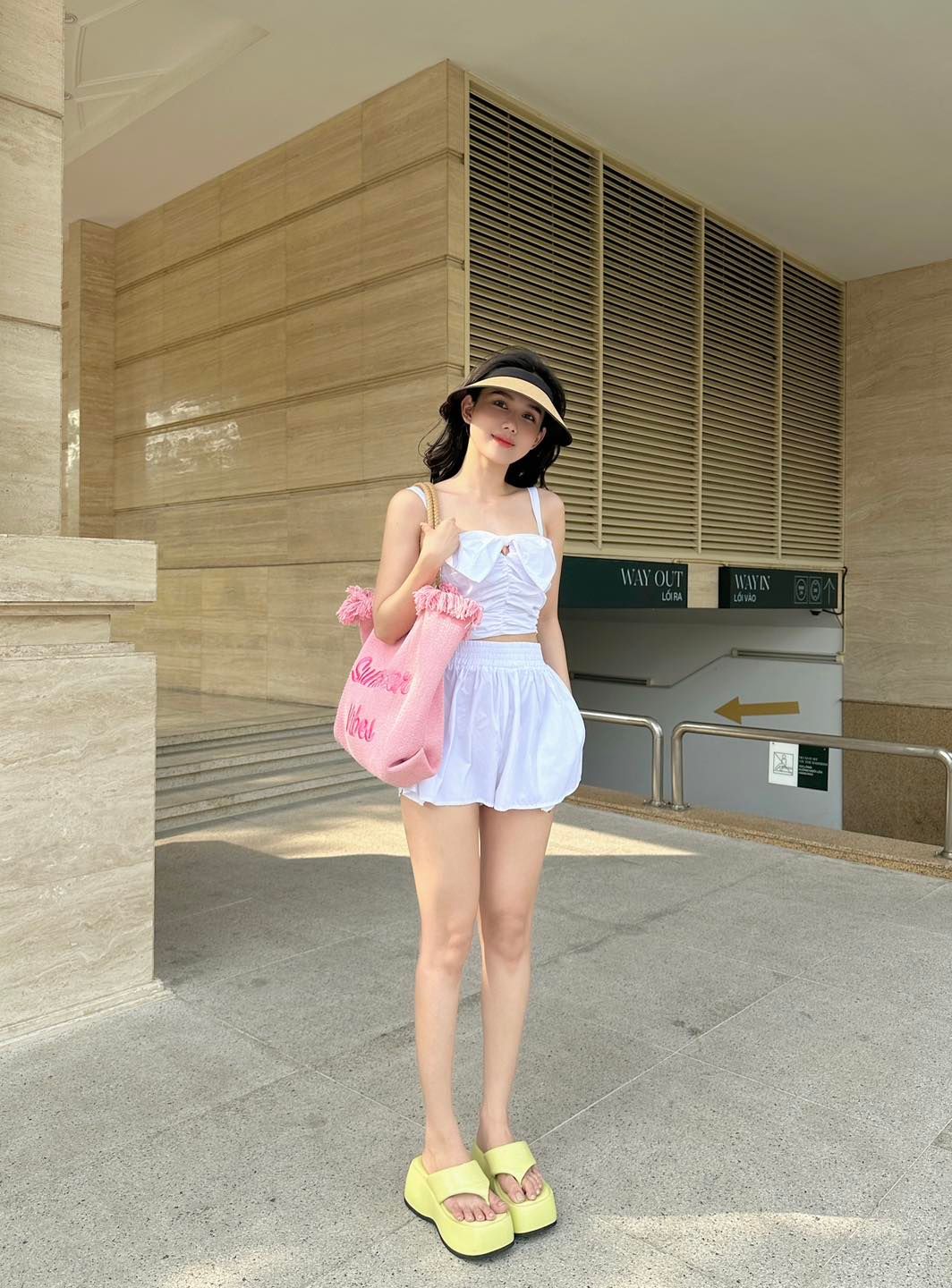 Set Áo Nhúng Nơ + Quần Short