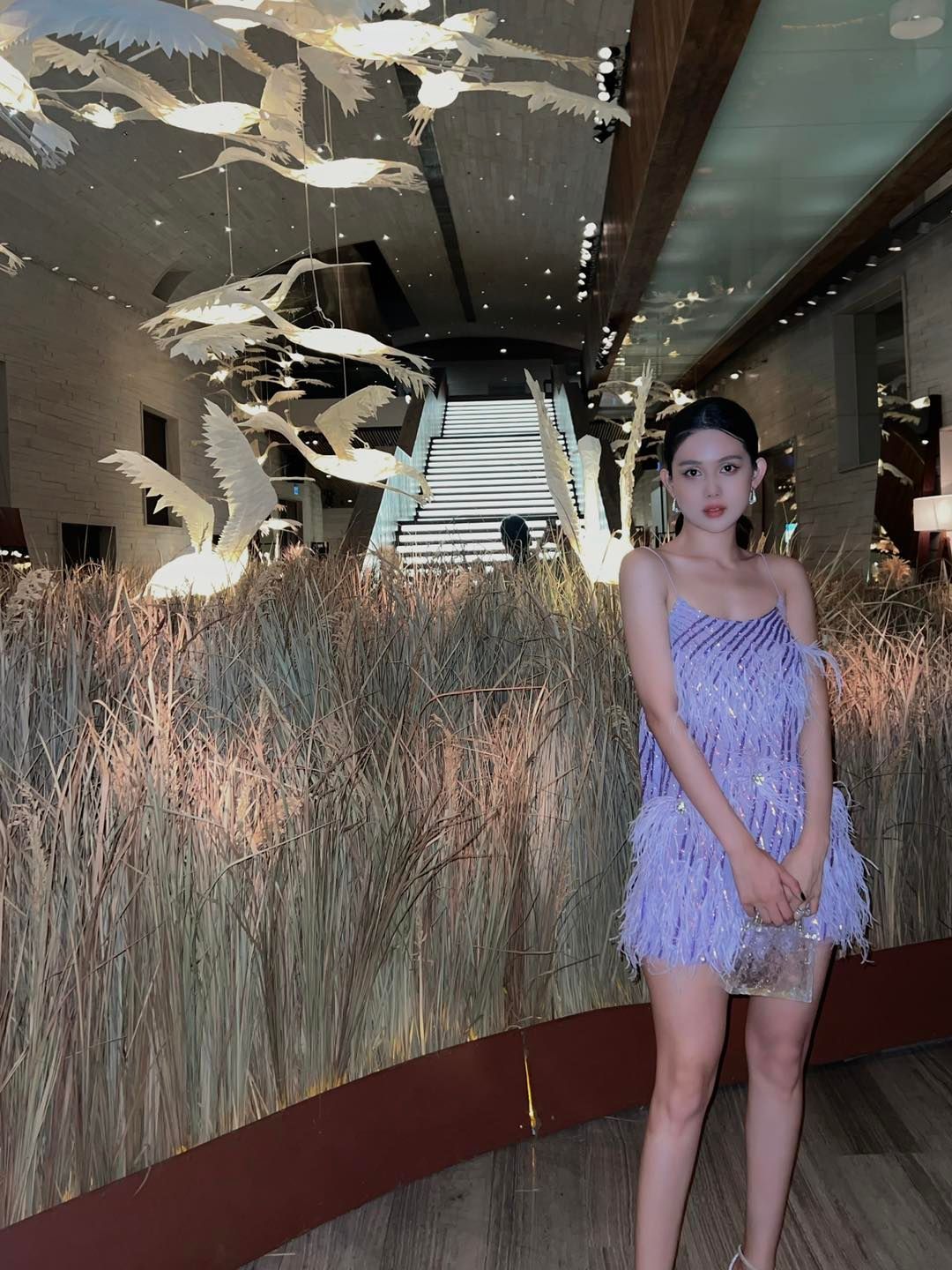 Đầm A Lông Vũ