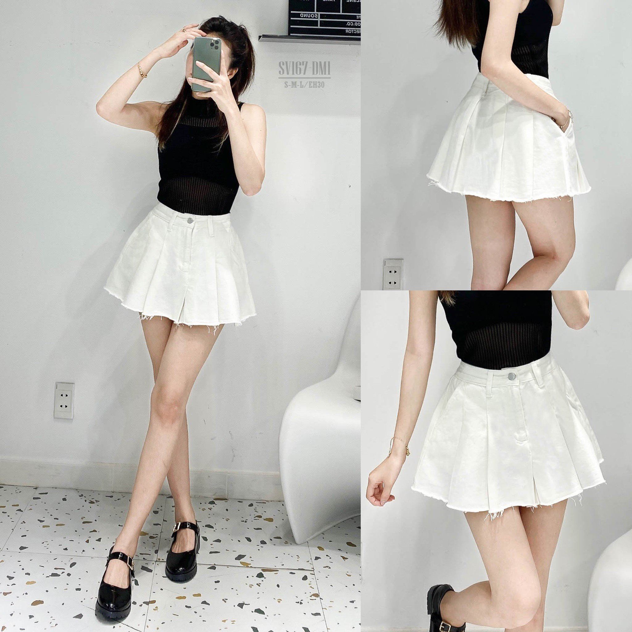 Chân Váy Ngắn Xòe 4M