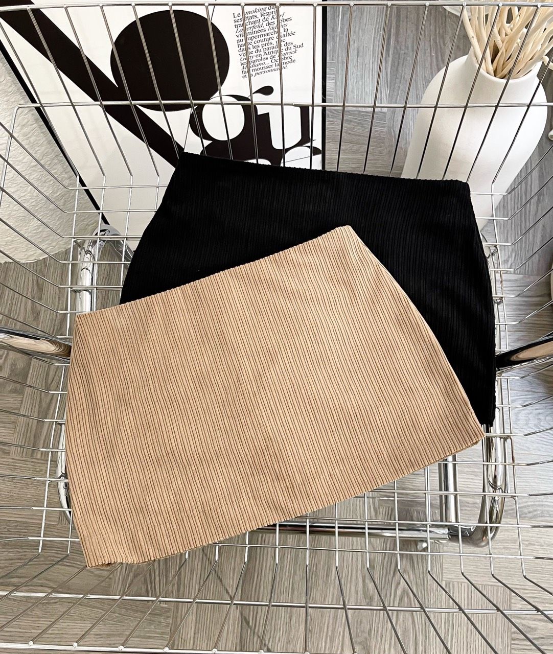 Chân Váy Ngắn Corduroy