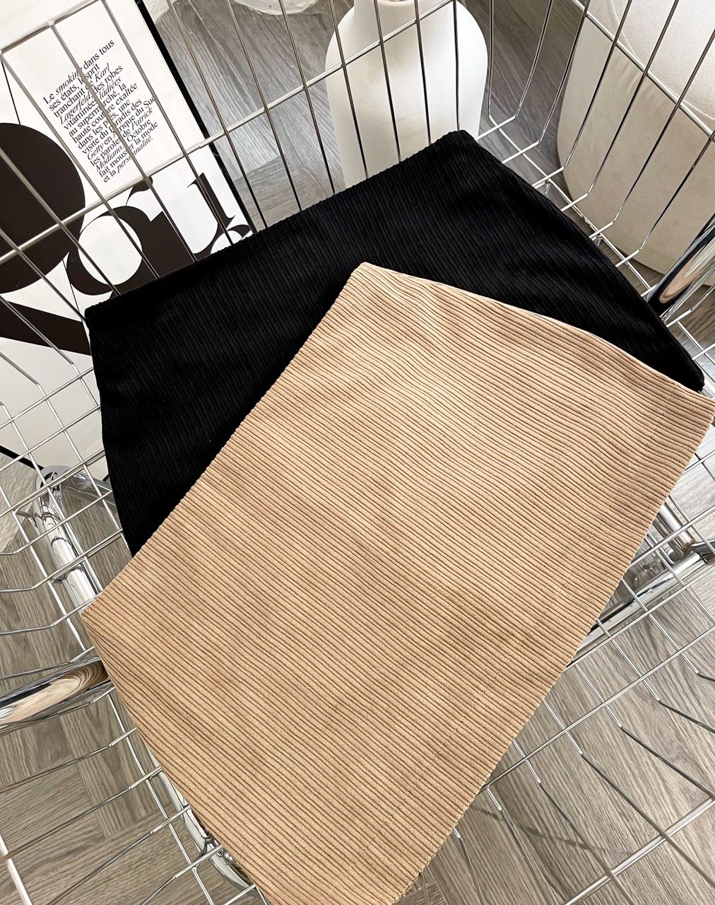 Chân Váy Ngắn Corduroy
