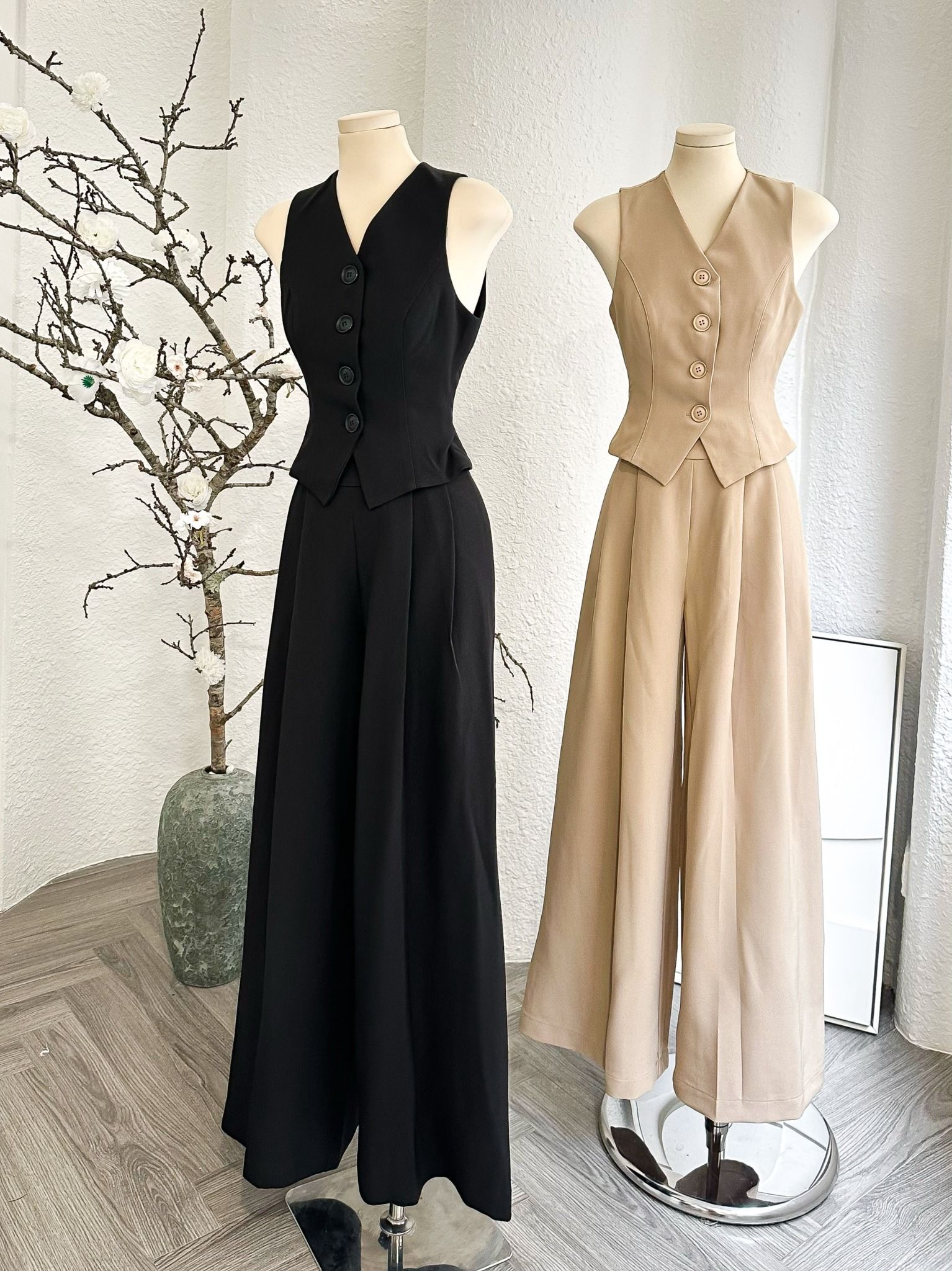 Set Vest SN Quần Ống Rộng