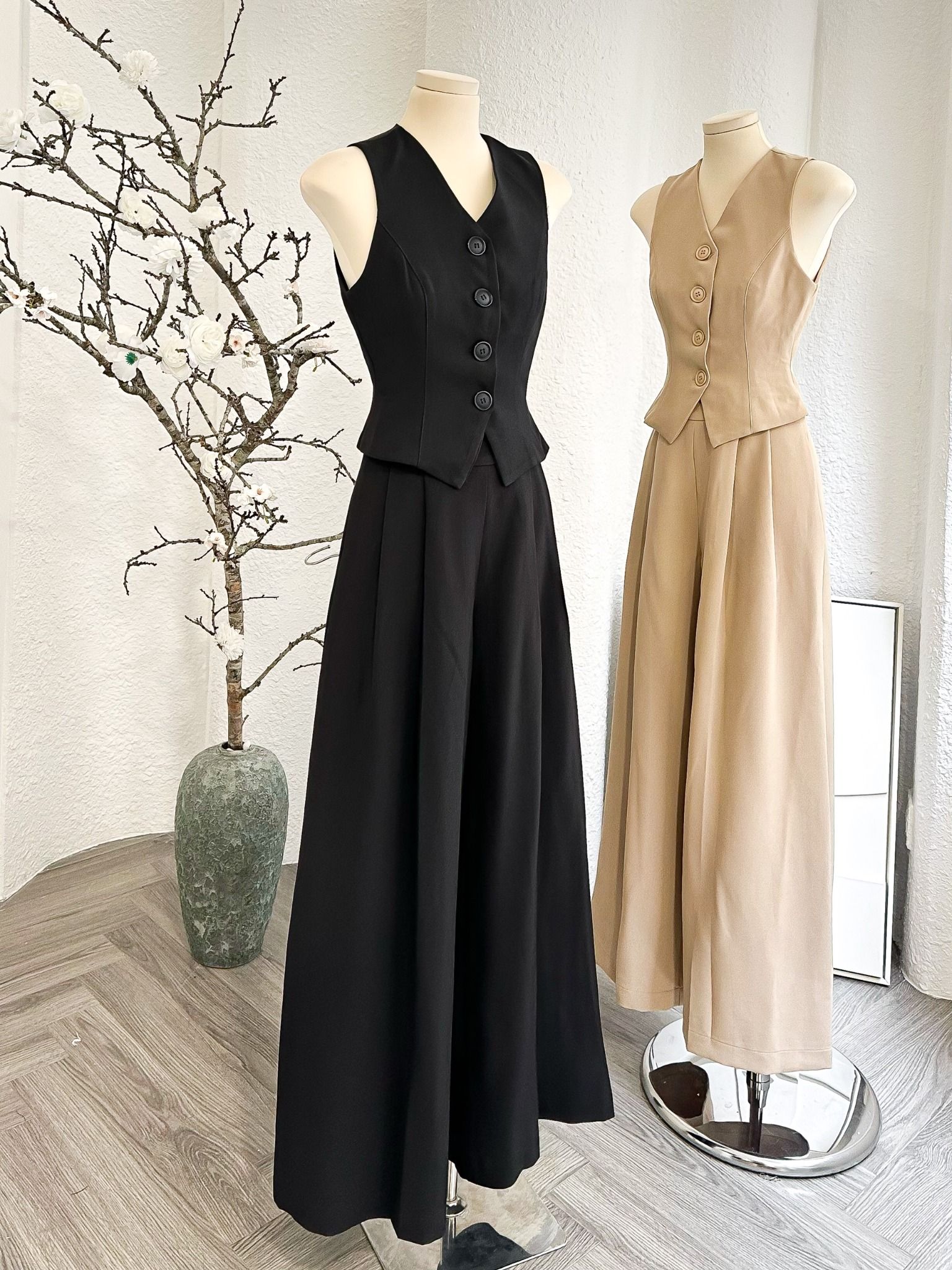 Set Vest SN Quần Ống Rộng