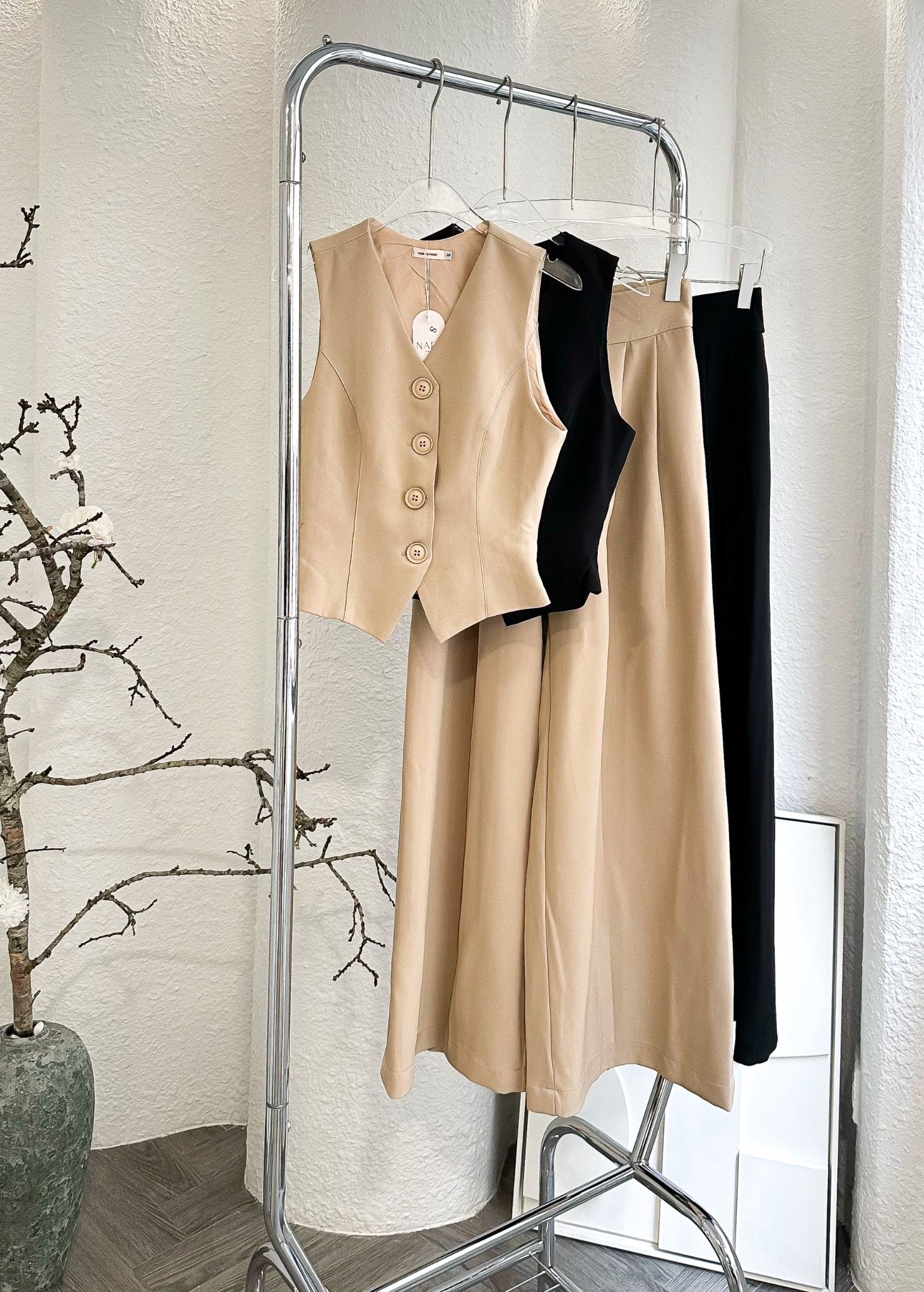 Set Vest SN Quần Ống Rộng