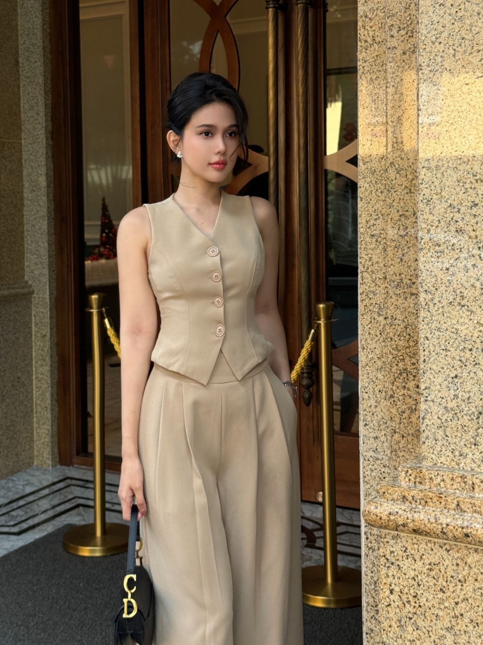 Set Vest SN Quần Ống Rộng