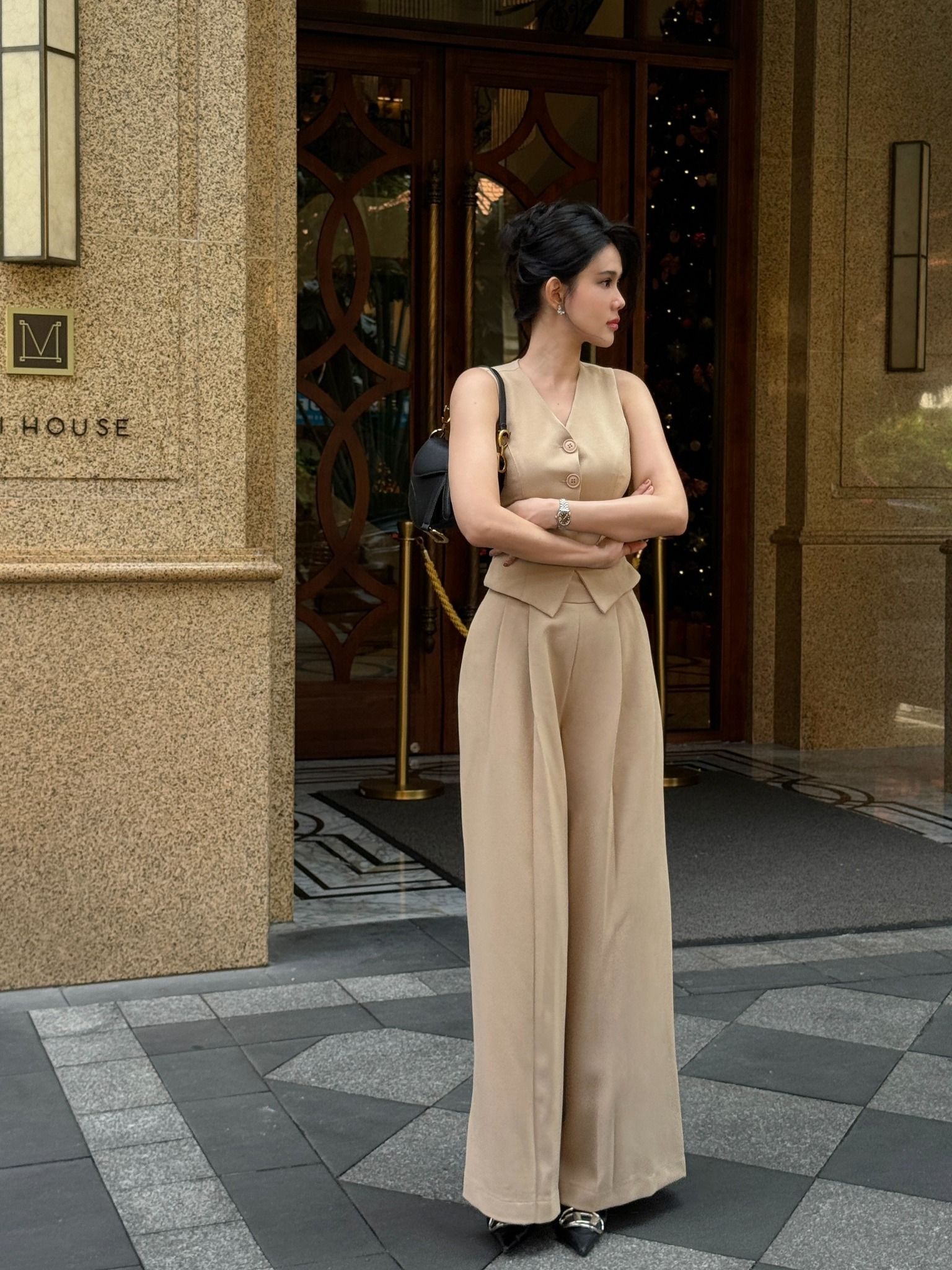 Set Vest SN Quần Ống Rộng